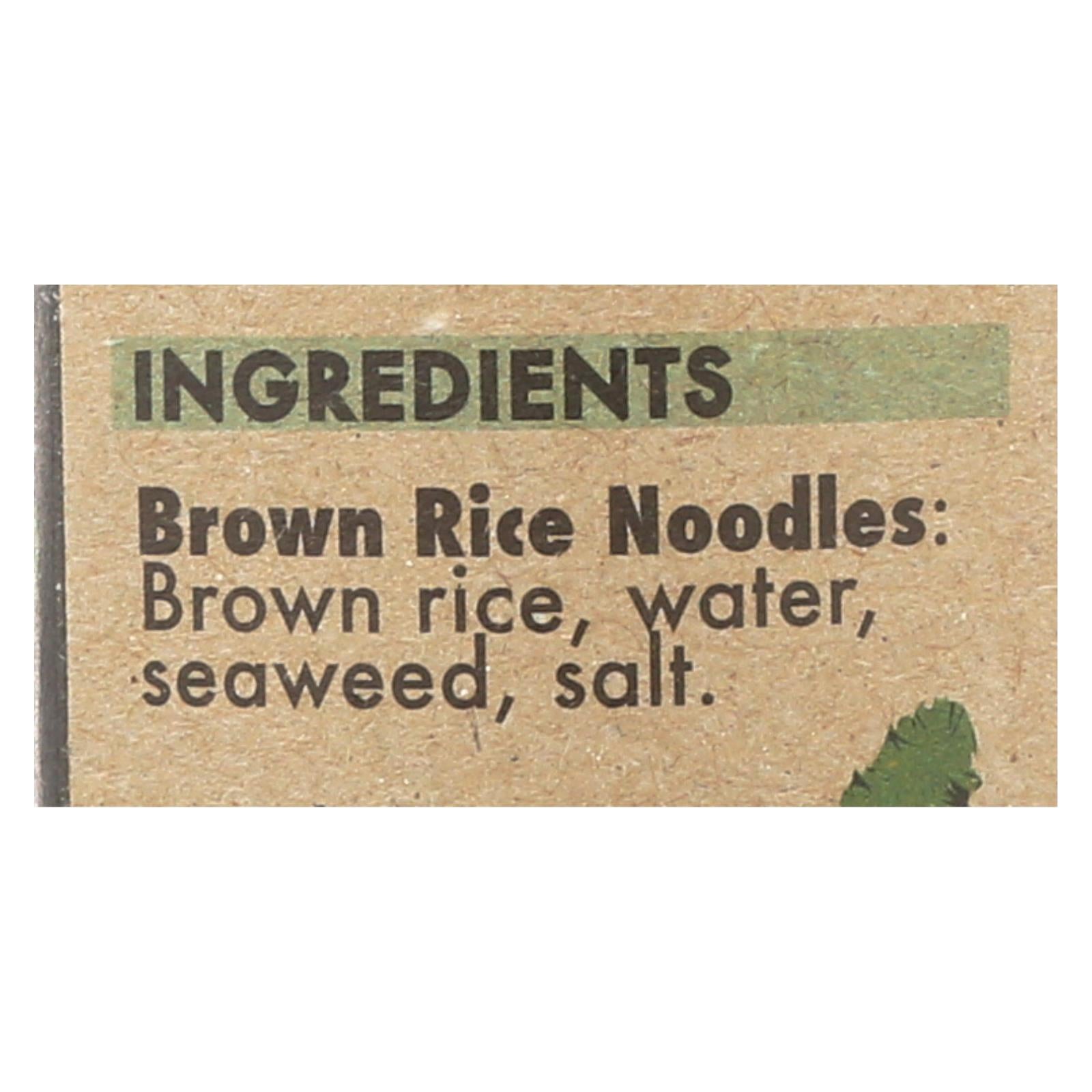 Star Anise Foods Noodles - Brown Rice - Vietnamese - with Seaweed - 8.6 oz - case of 6