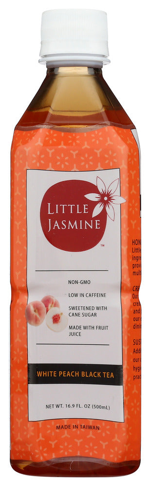 Little Jasmine Tea Rtd White Peach - Pack of 12 - 16.9 fo