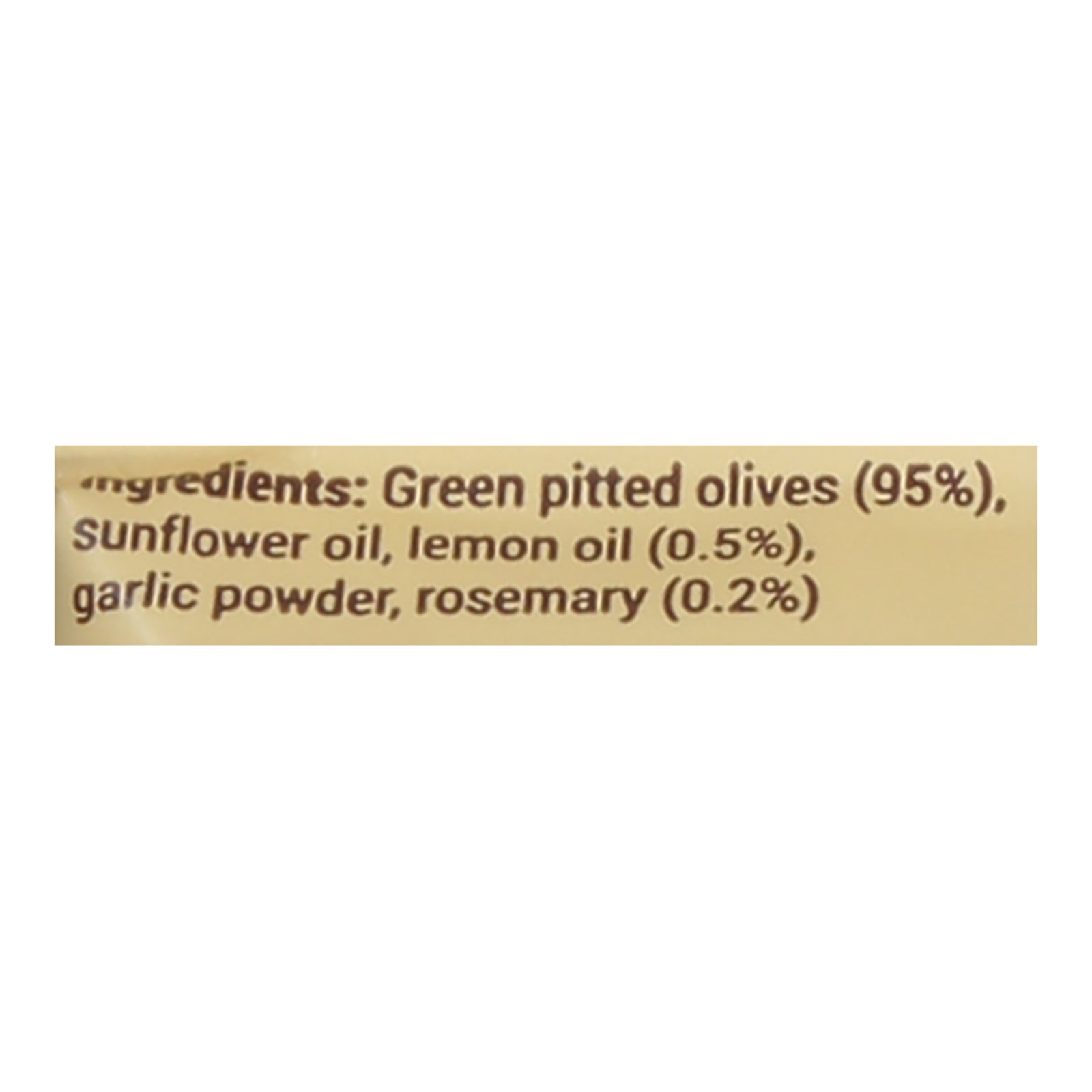 Poshi - Olive Green Lemon & Rosemary Pitted - CS of 10-1.1 OZ