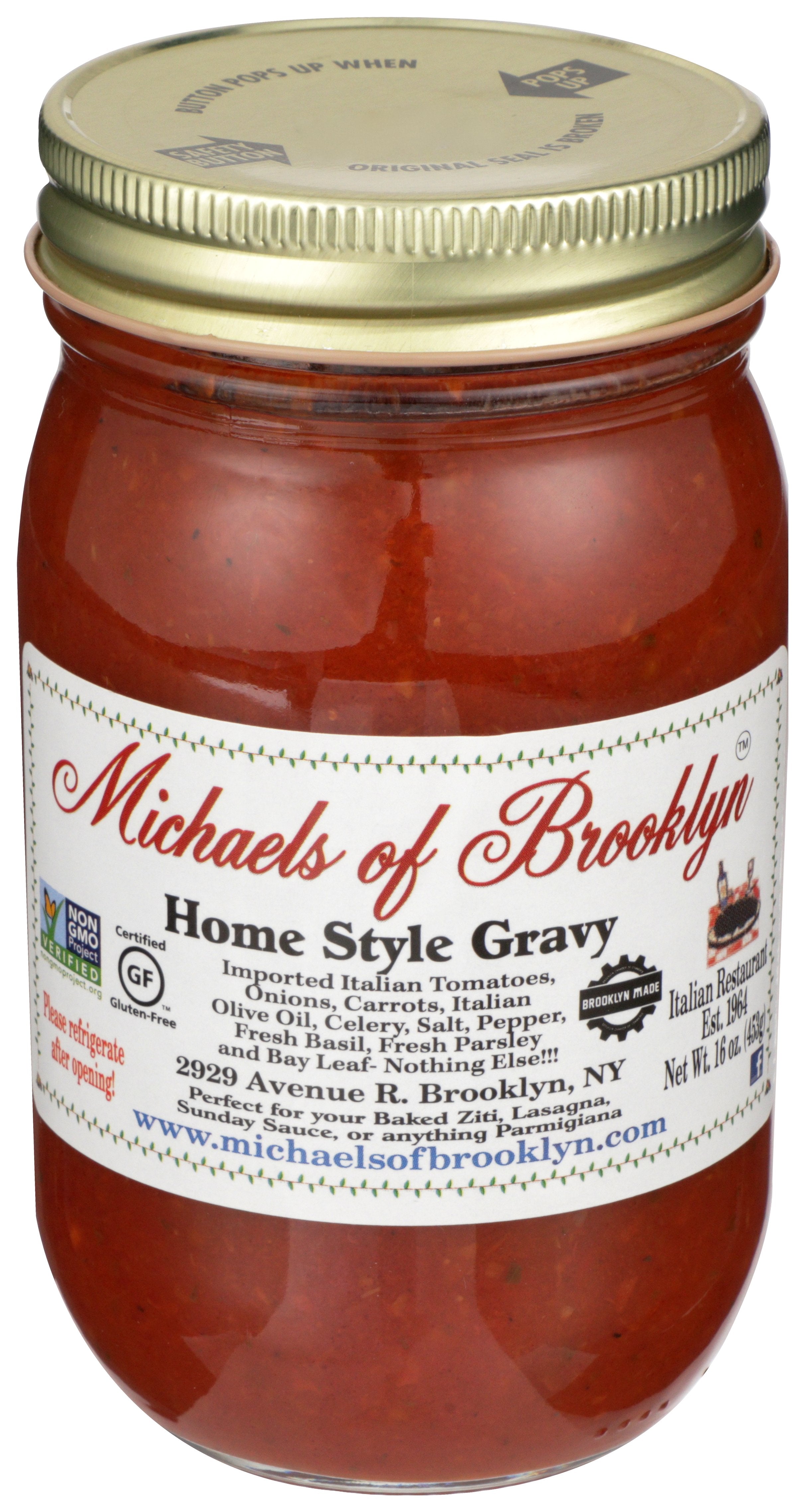 MICHAELS OF BROOKLYN SAUCE GRAVY HOME STYLE - Case of 6