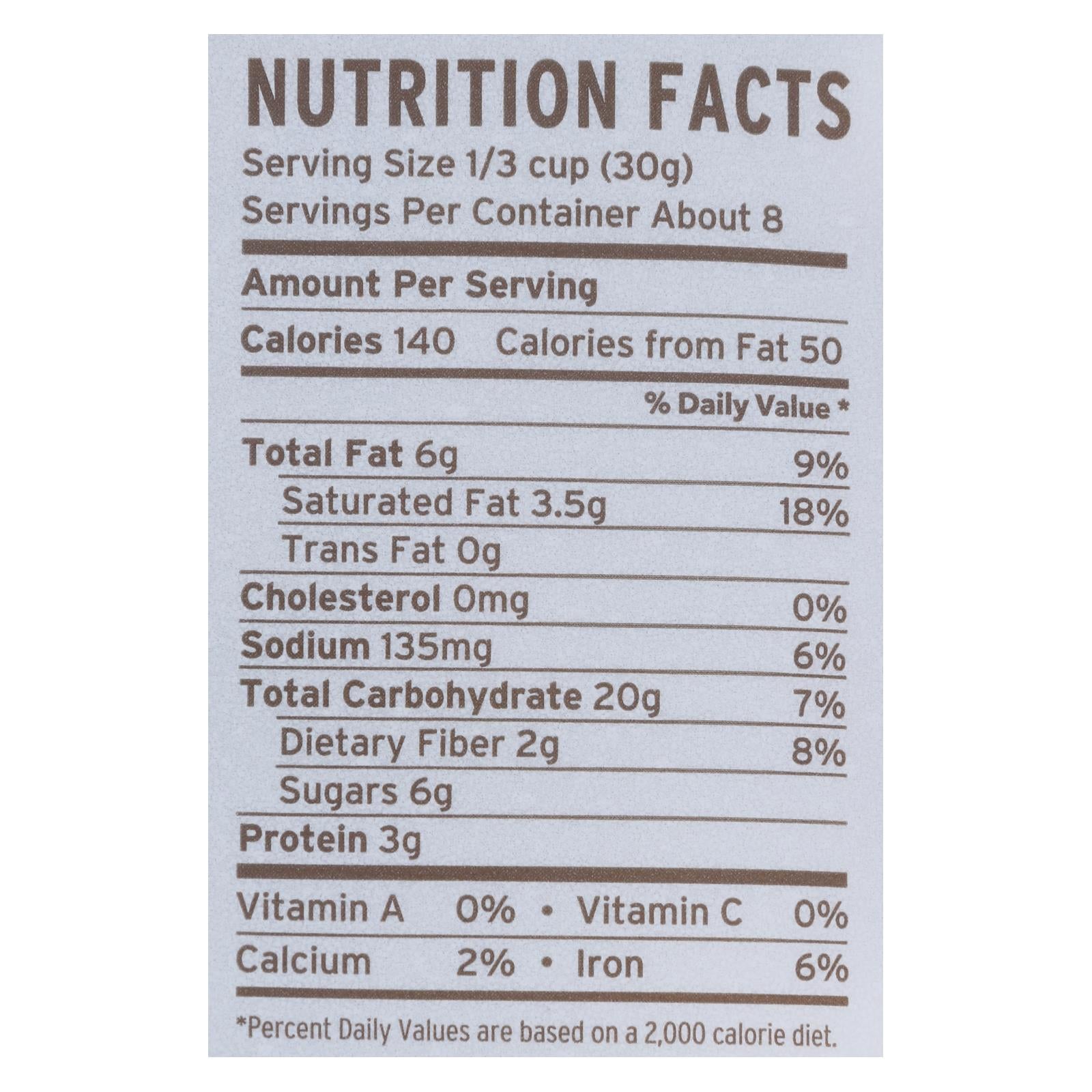 Purely Elizabeth Probiotic Granola - Chocolate Sea Salt - Case of 6 - 8 oz.