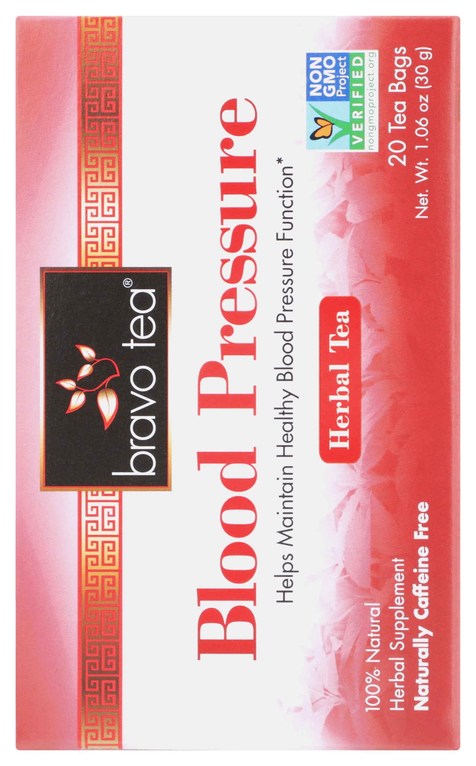 BRAVO TEAS TEA BLOOD PRESSURE - Case of 6