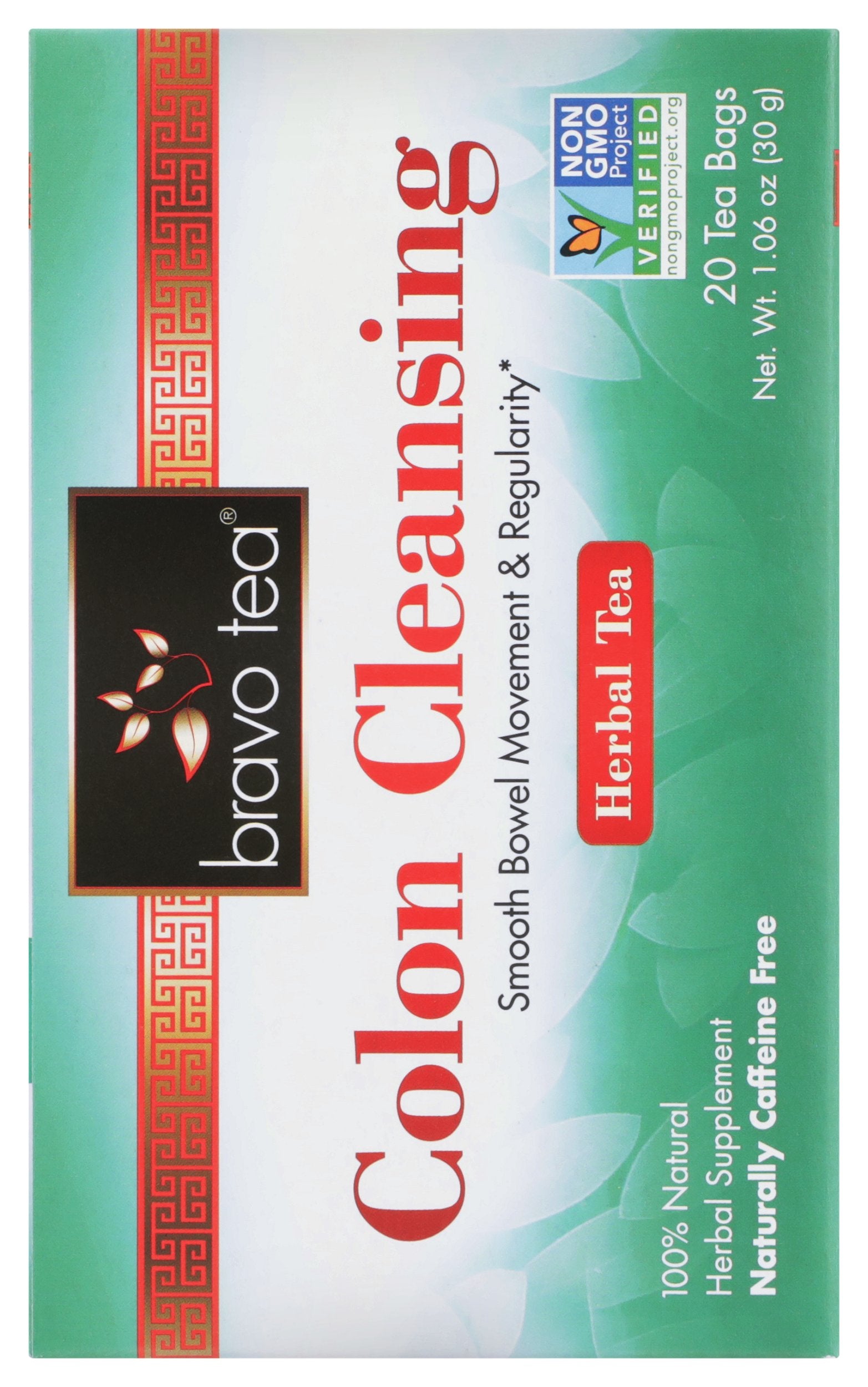 BRAVO TEAS TEA COLON CLEANSING - Case of 6