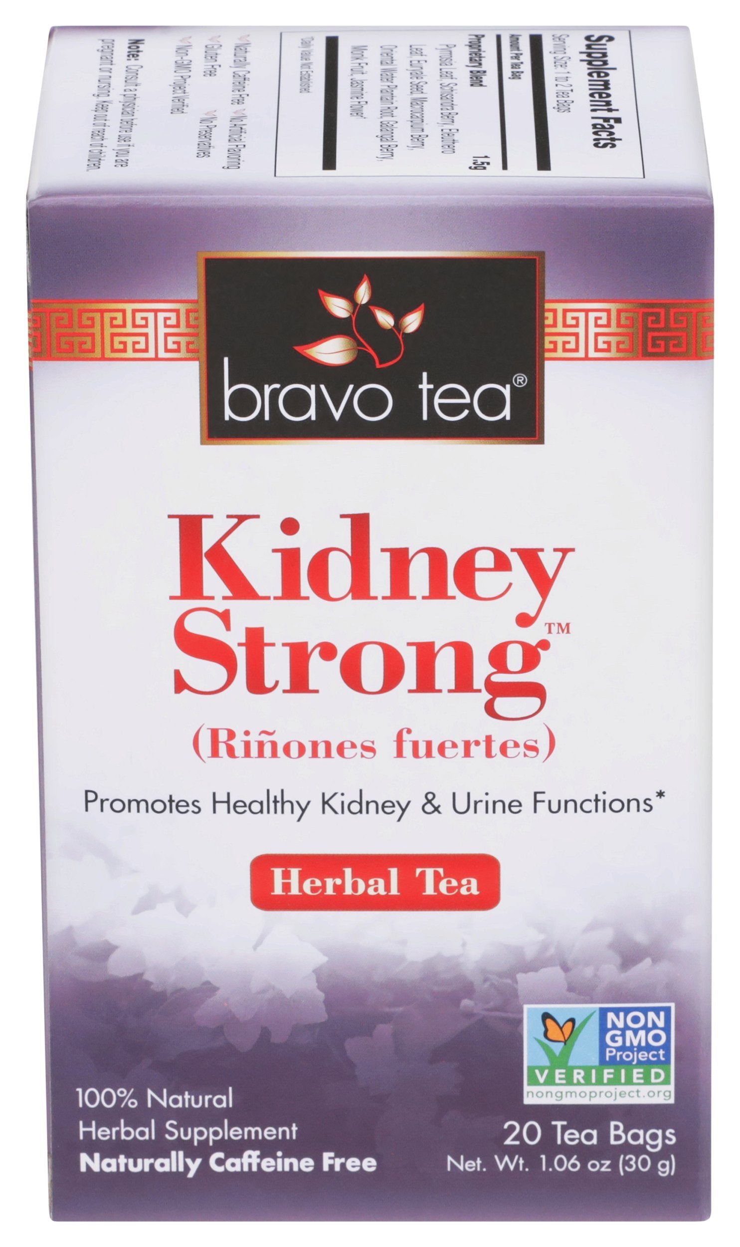 BRAVO TEAS TEA KIDNEY STRONG - Case of 6