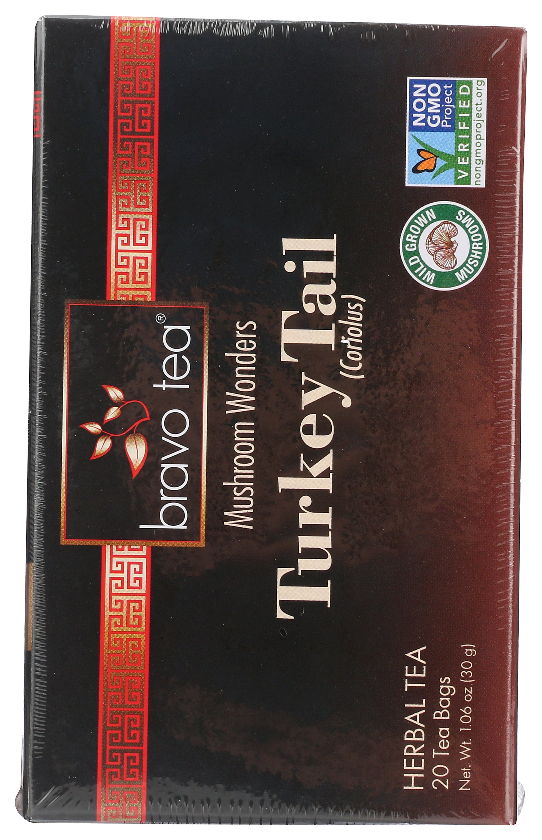 BRAVO TEAS TEA TURKEY TAIL 20PC