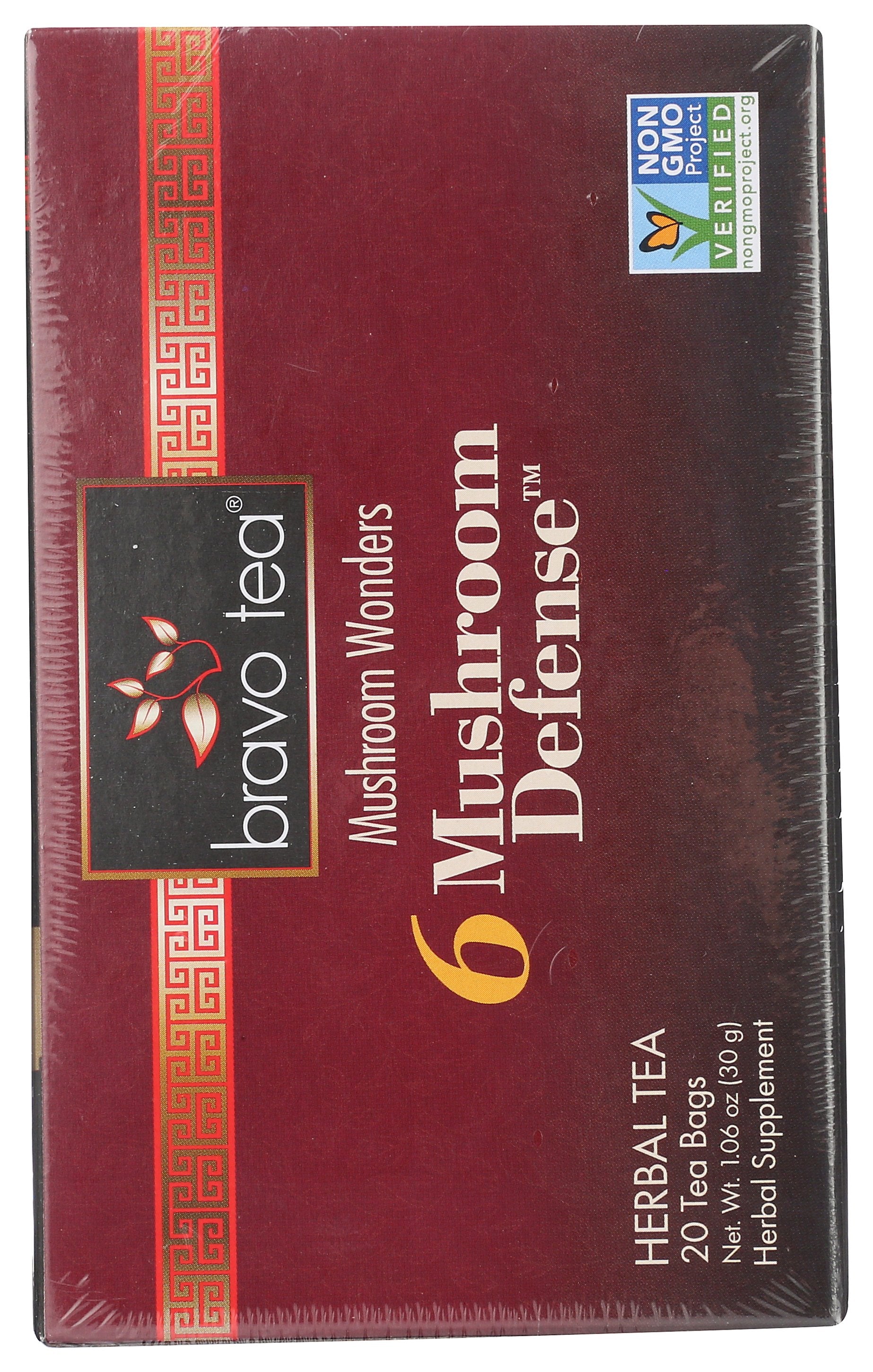 BRAVO TEAS TEA  6MUSHROOM DFNS 20PC