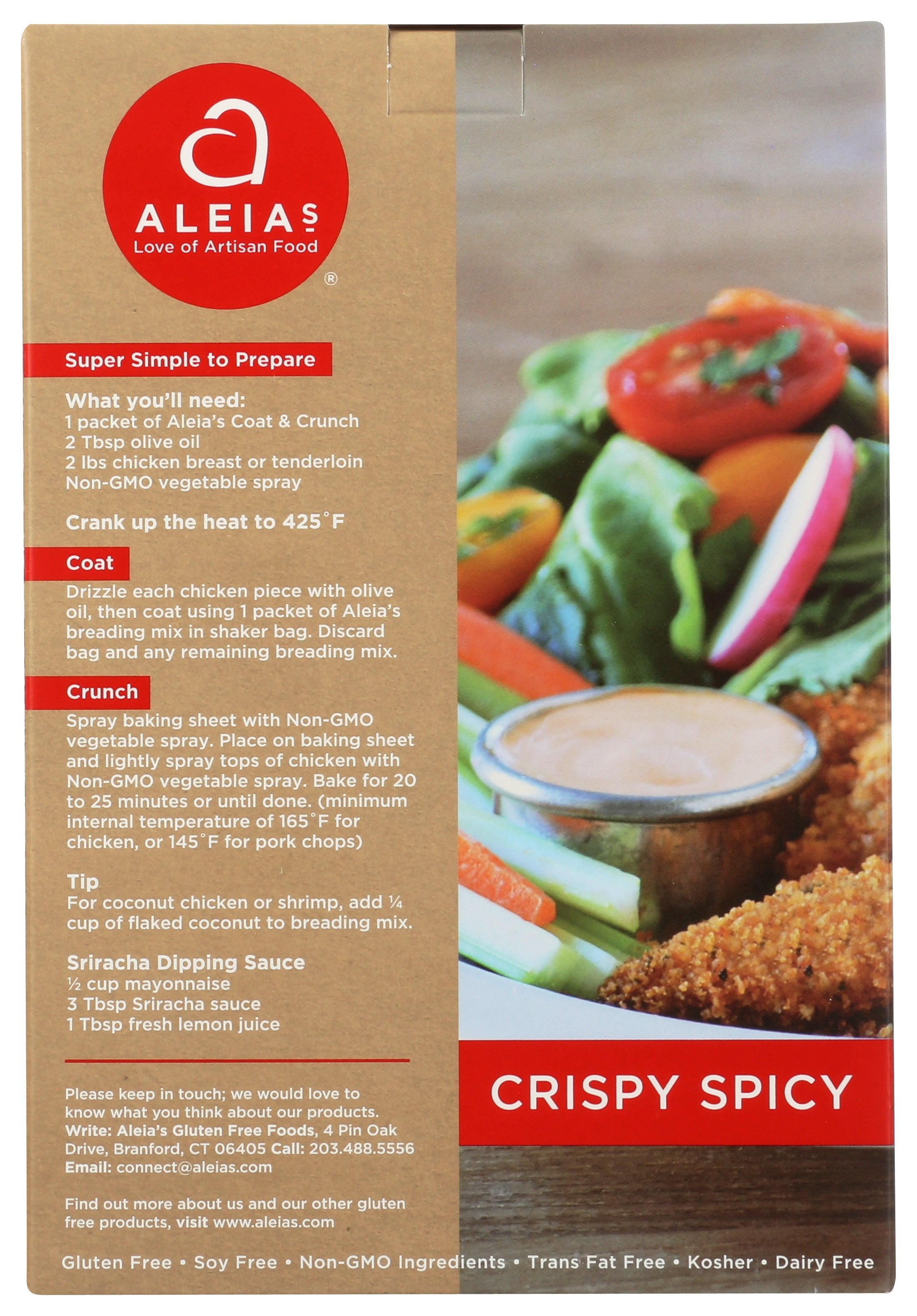 ALEIAS BREAD CRUMBS CRISPY SPICY - Case of 8