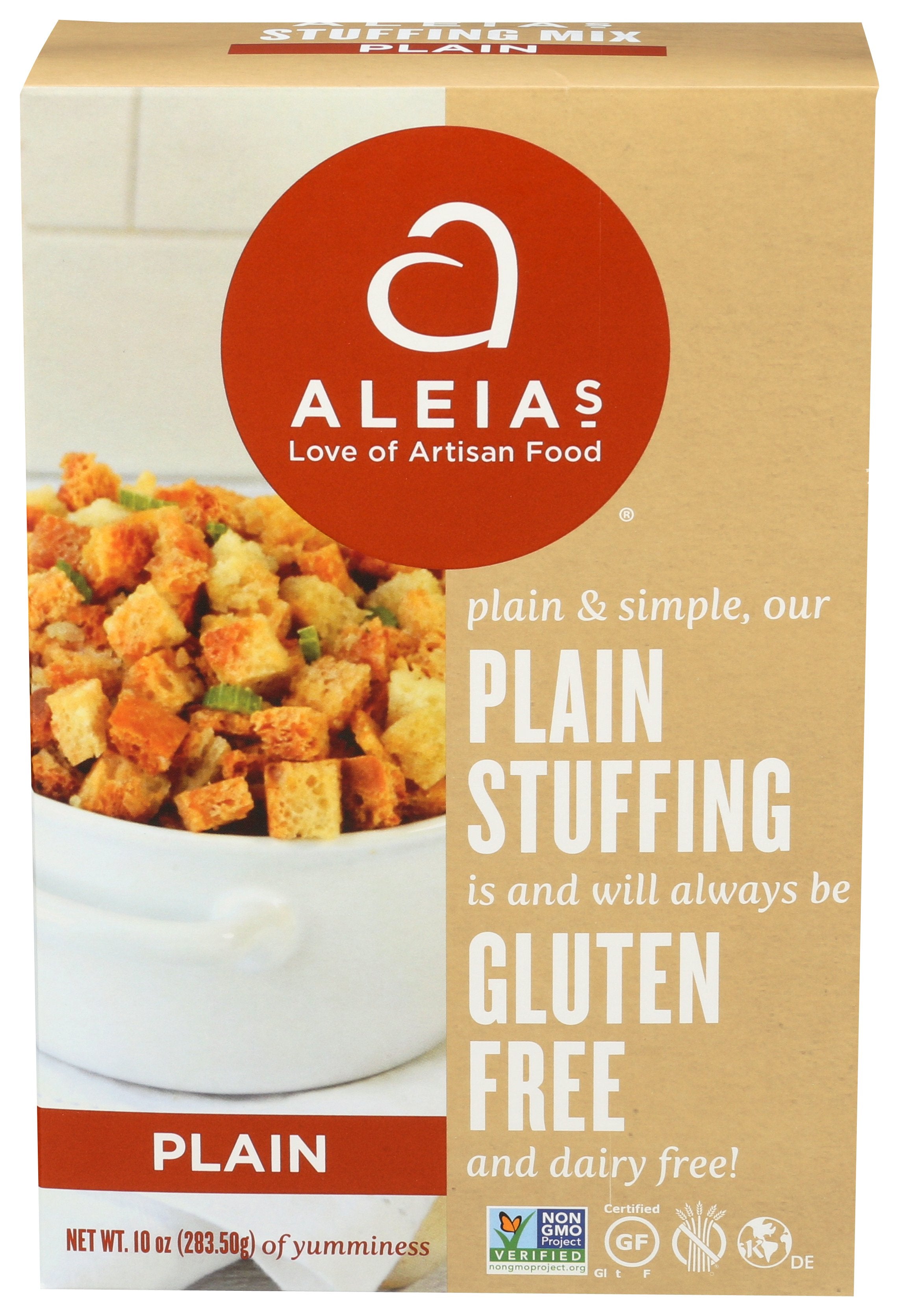 ALEIAS STUFFING MIX PLAIN GF - Case of 6