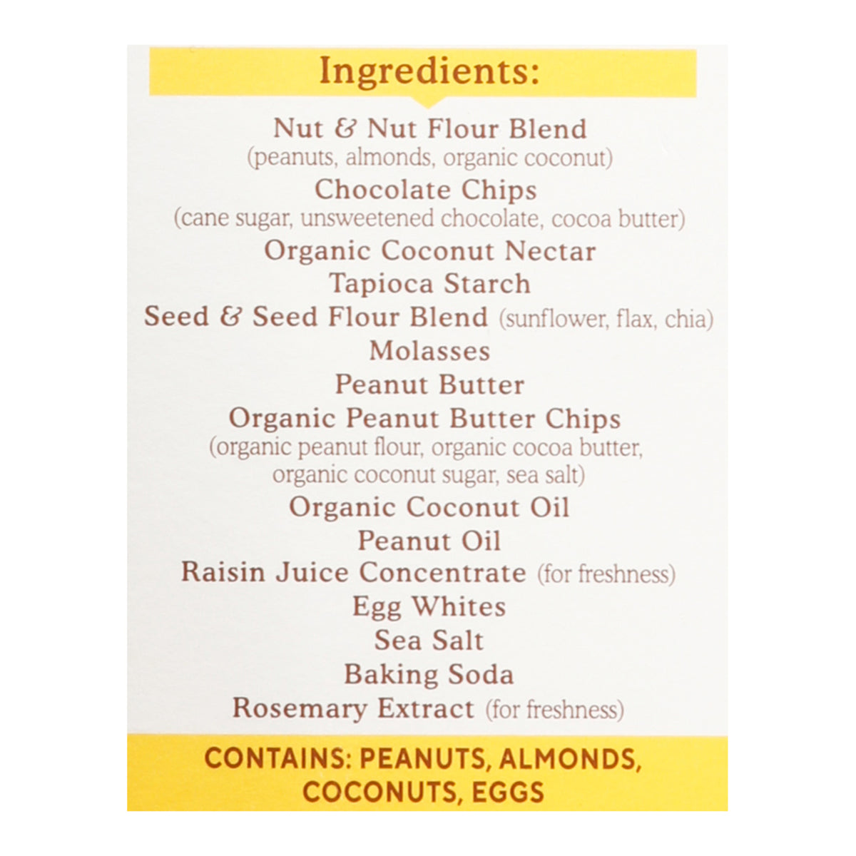 Simple Mills - Bar Sft Baked Peanut Butter Chocolate Chip - Case of 6-5.99 OZ