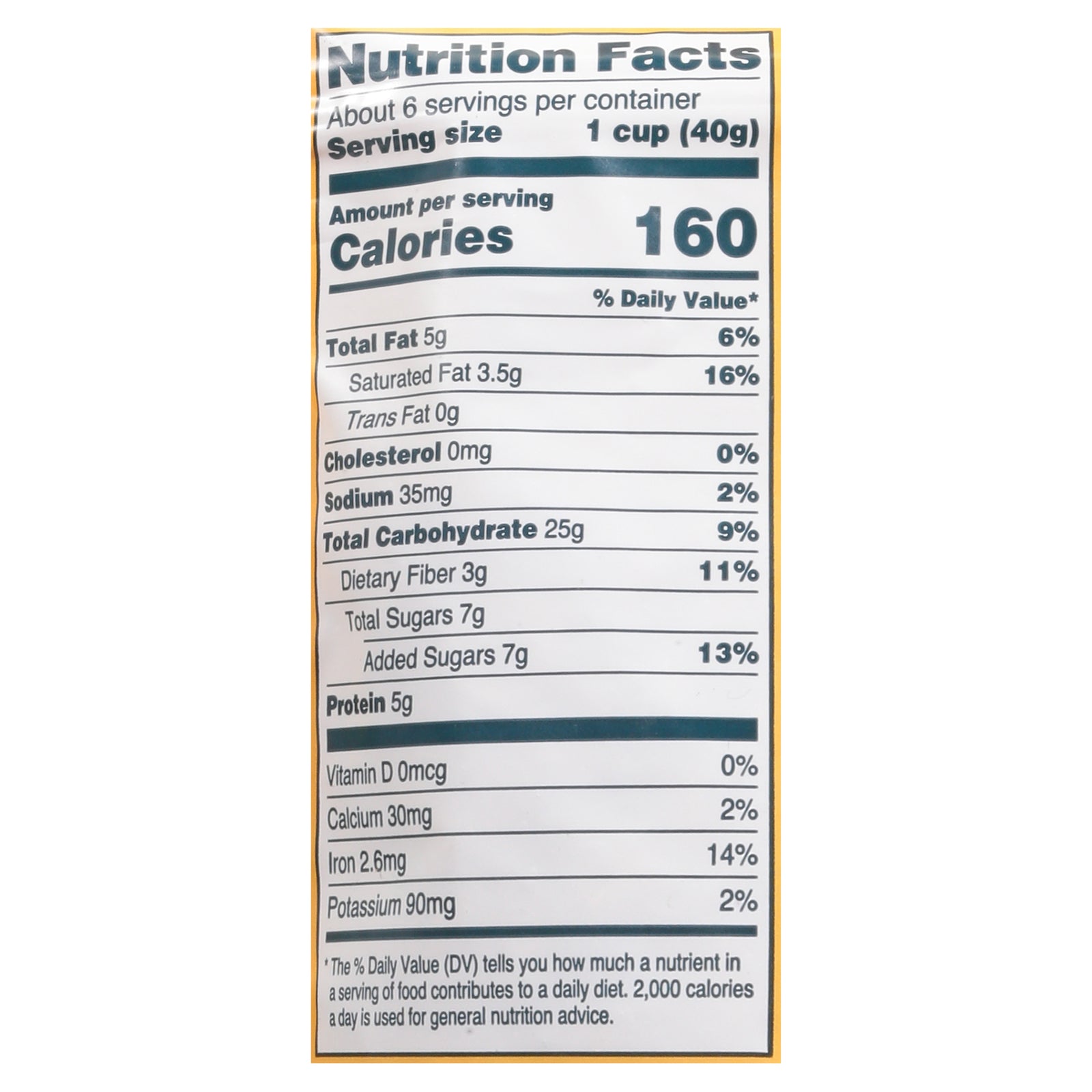 Seven Sundays - Cereal Grn Fr Simpl Honey - CS of 6-8 OZ