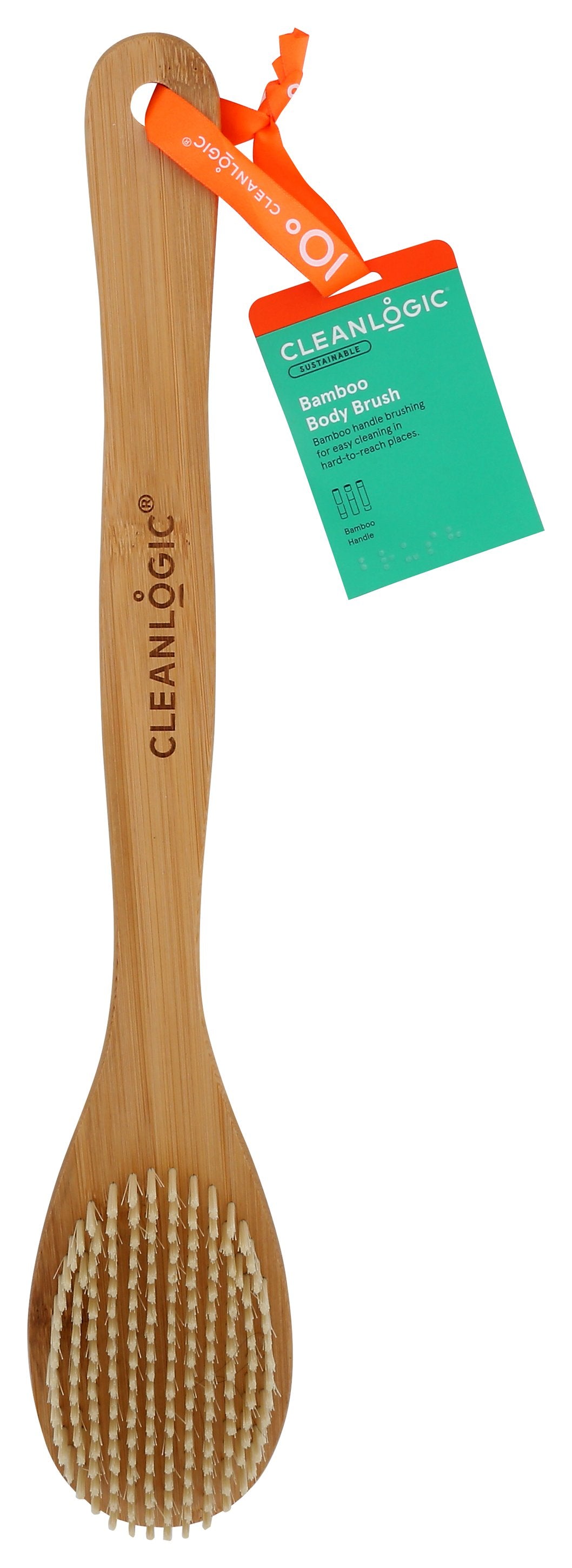 CLEANLOGIC BRUSH BATH BAMBOO SUSTAINABLE - Case of 4