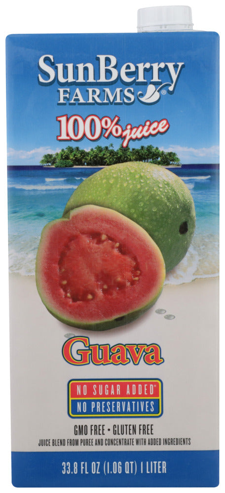 Sunberry Farms Juice Guava - Pack of 12 - 33.81 oz