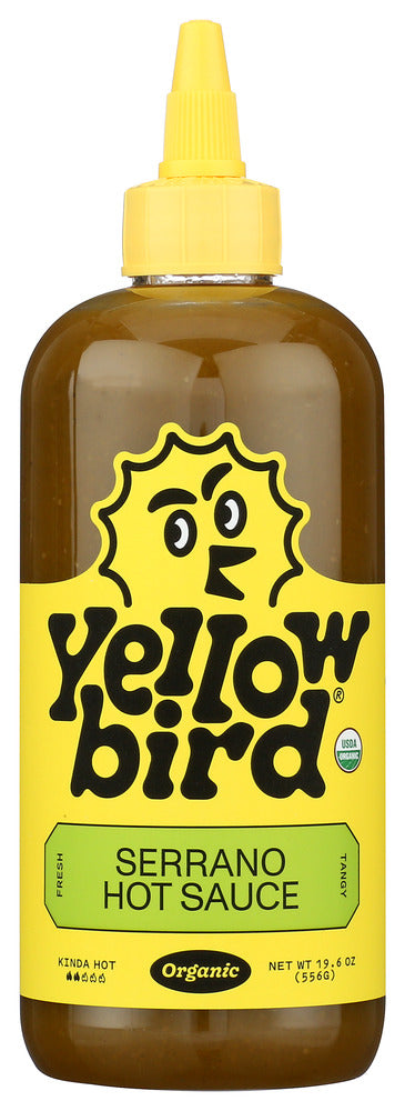 Yellowbird Hot Sauce Serrano - Case of 6 - 19.6 OZ
