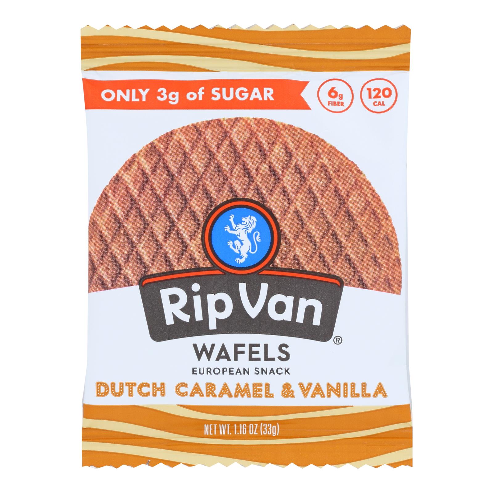 RipVanWf - Wafel Dutch Caramel Vanilla - 1.16 oz - 48pk