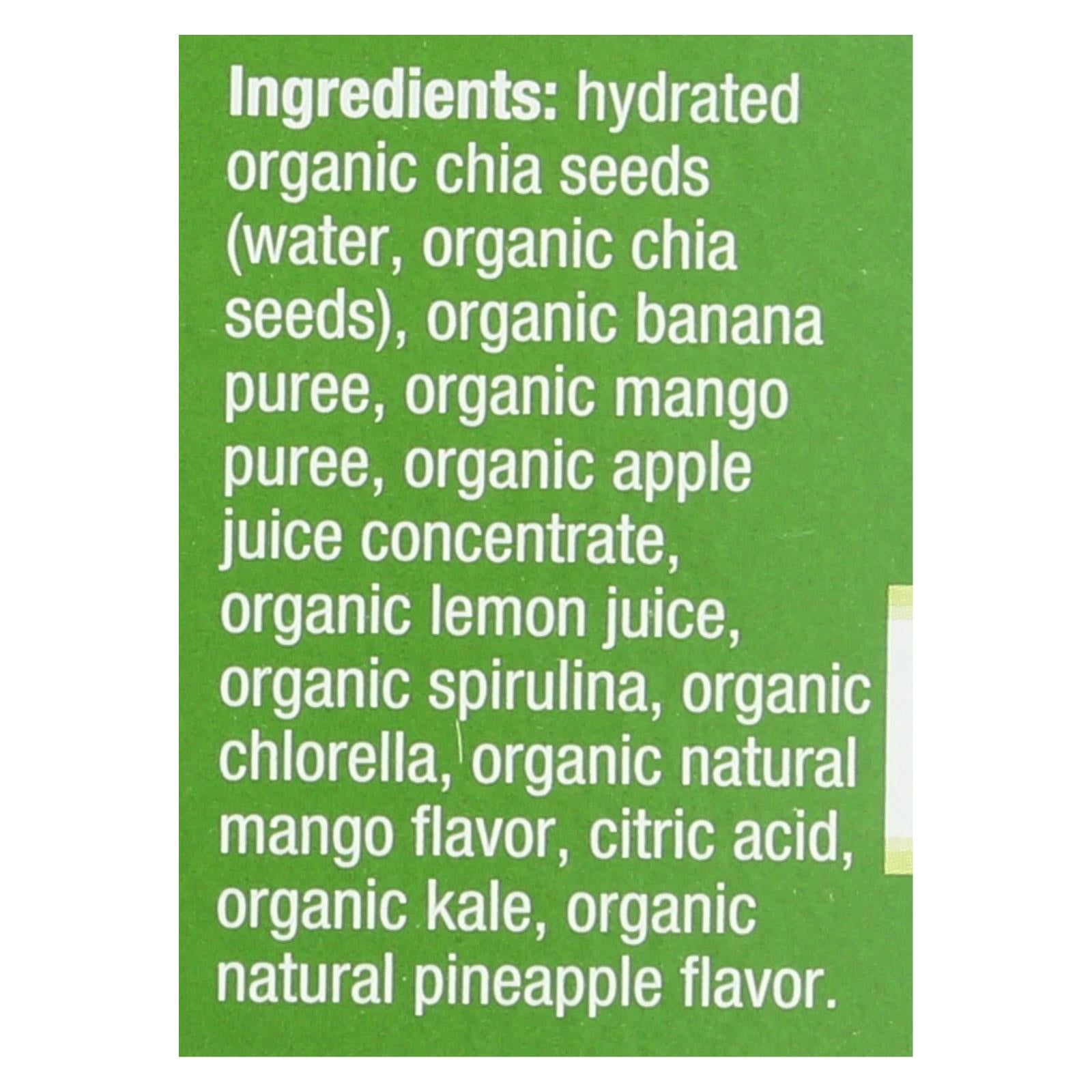 Mamma Chia Squeeze Vitality Snack - Green Magic - Case of 6 - 3.5 oz.