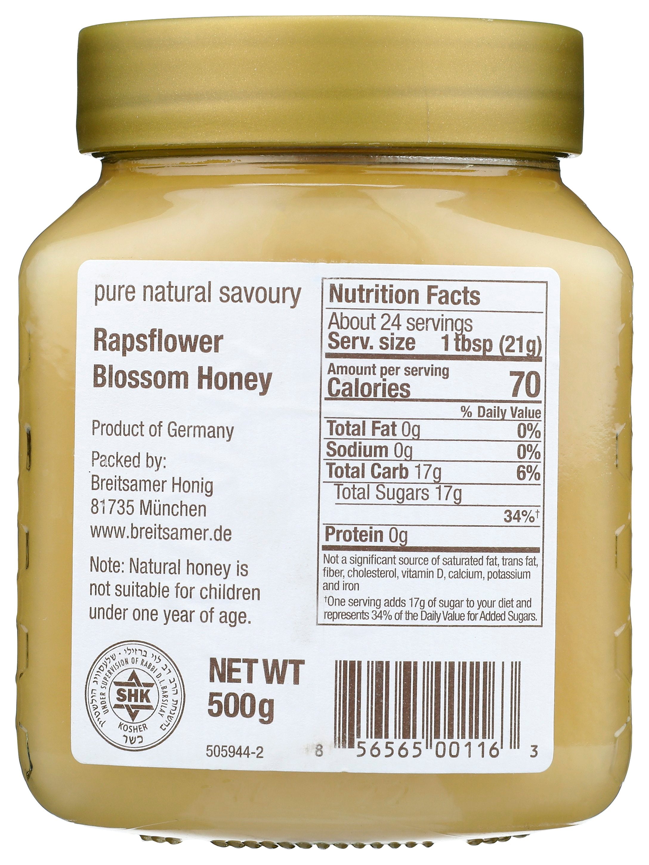 BREITSAMER HONEY CRMY RAPSFLOWER - Case of 6