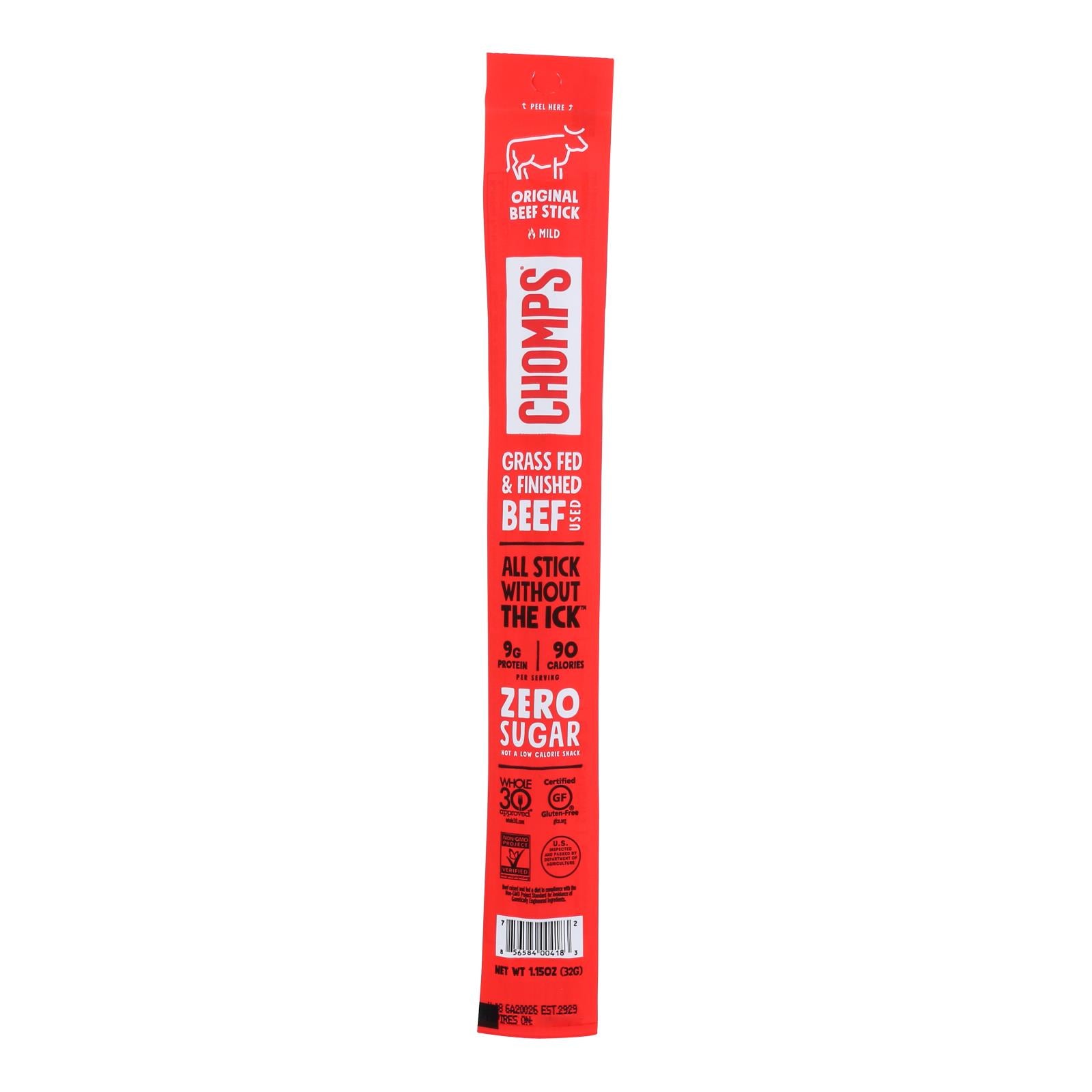 Chomps - Jerky Beef Original Stick - 1.15 oz - 24pk