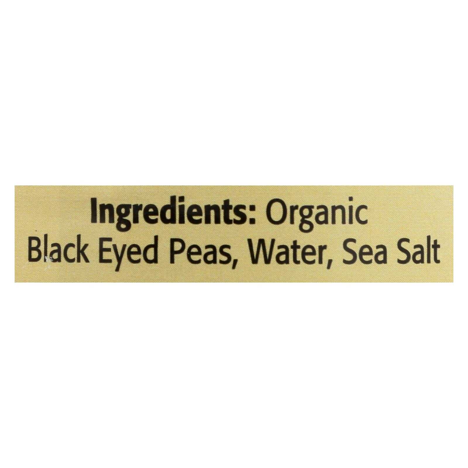 Omena Organics - Peas Black Eyed - Case Of 12 - 15 Oz