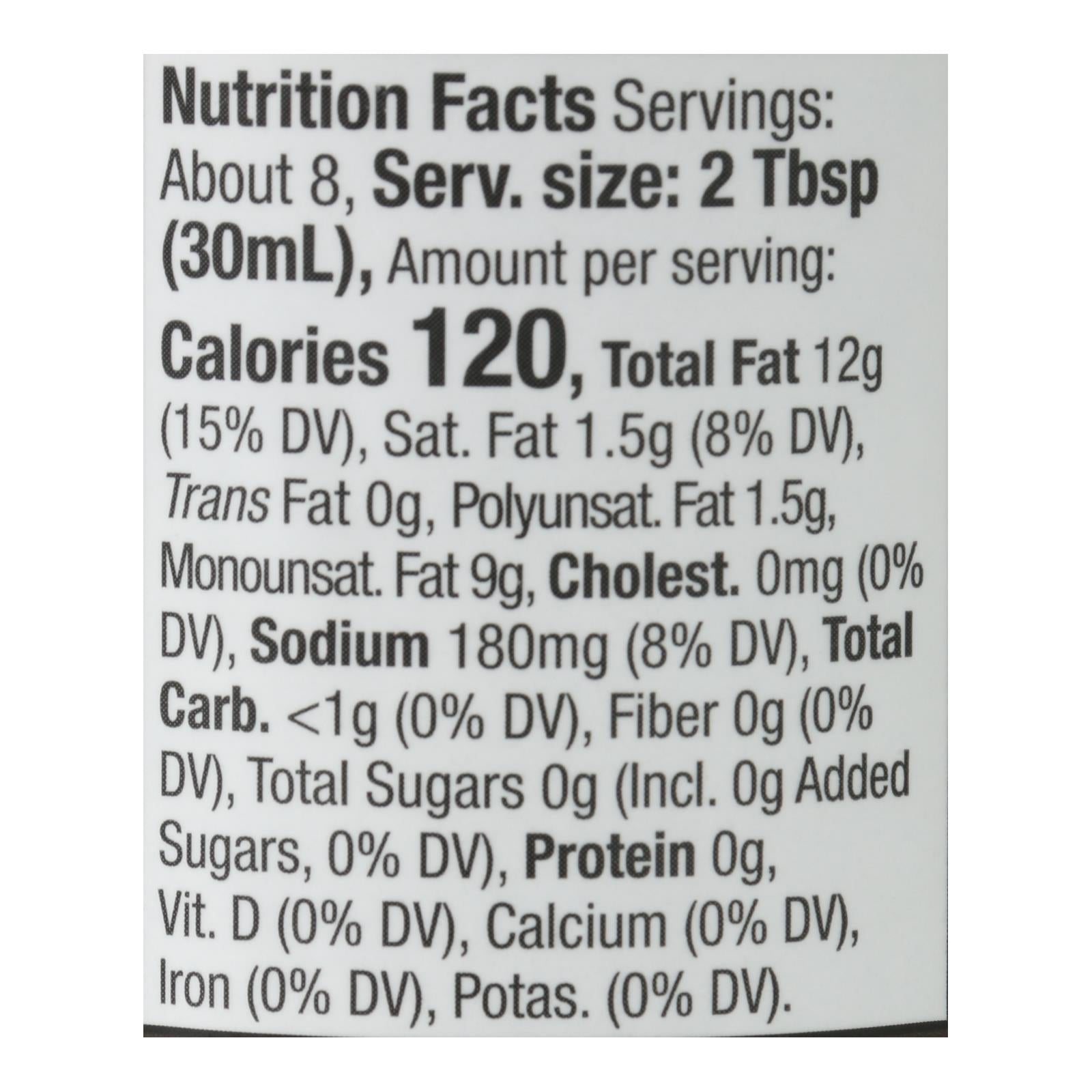 Primal Kitchen Dressing & Marinade Green Goddess  - Case of 6 - 8 FZ