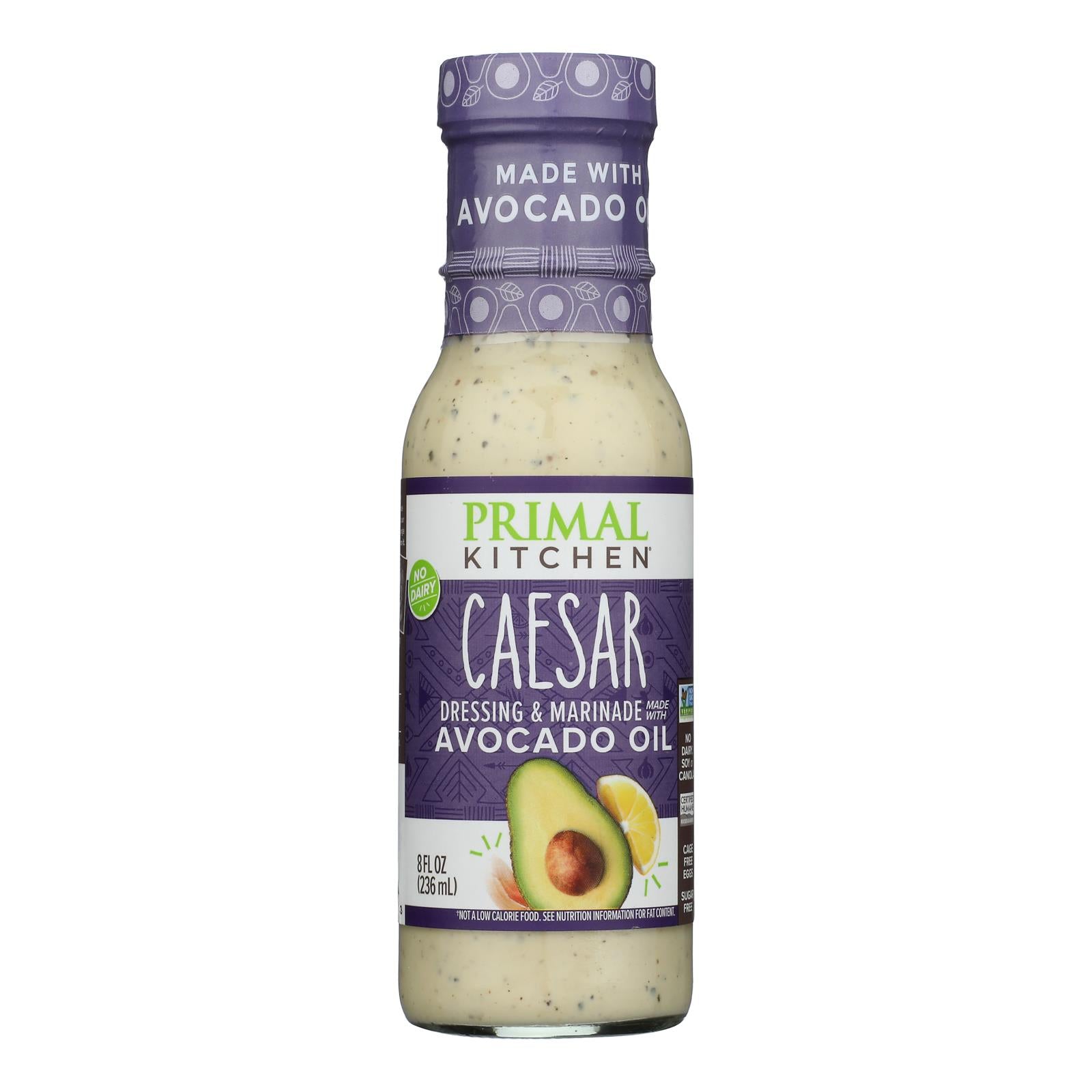 Primal Kitchen Dressing & Marinade Caesar Dressing  - Case of 6 - 8 FZ