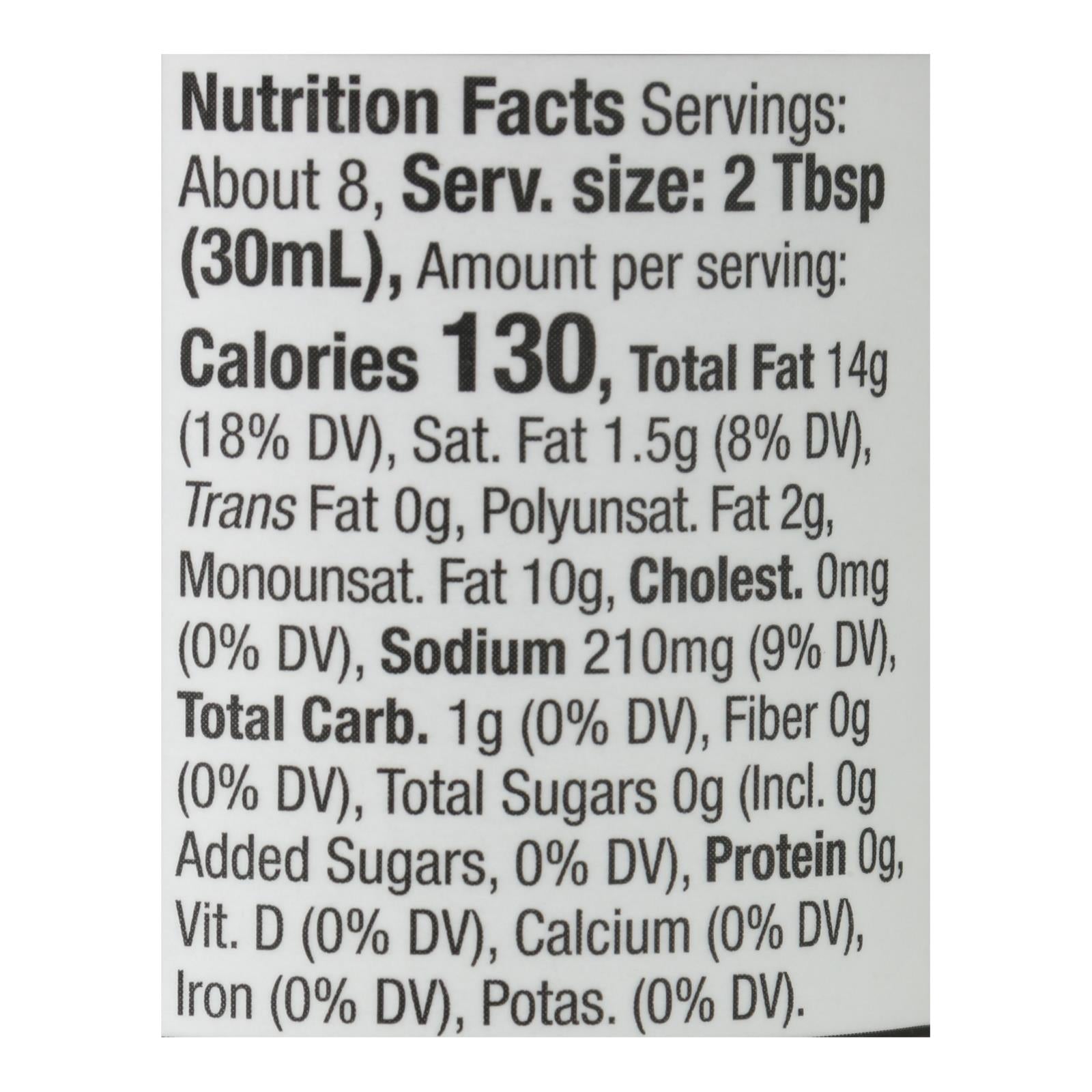 Primal Kitchen Dressing & Marinade Caesar Dressing  - Case of 6 - 8 FZ