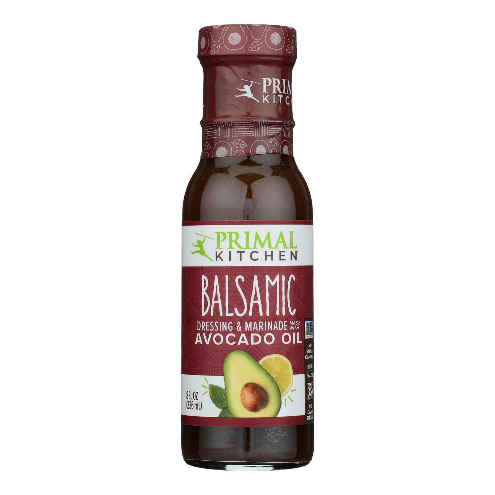 Primal Kitchen Balsamic Vinaigrette & Marinade  - Case of 6 - 8 FZ