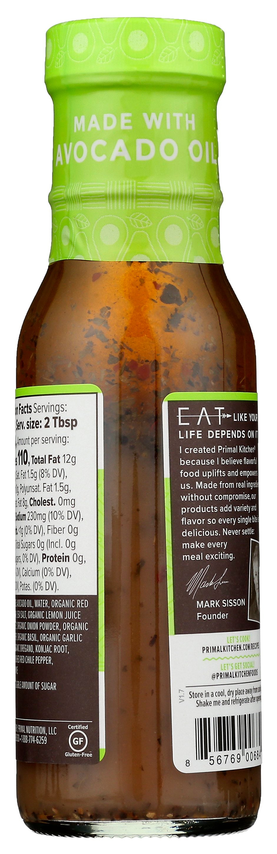 PRIMAL KITCHEN DRESSING ITL VIN AVCDO OI - Case of 6