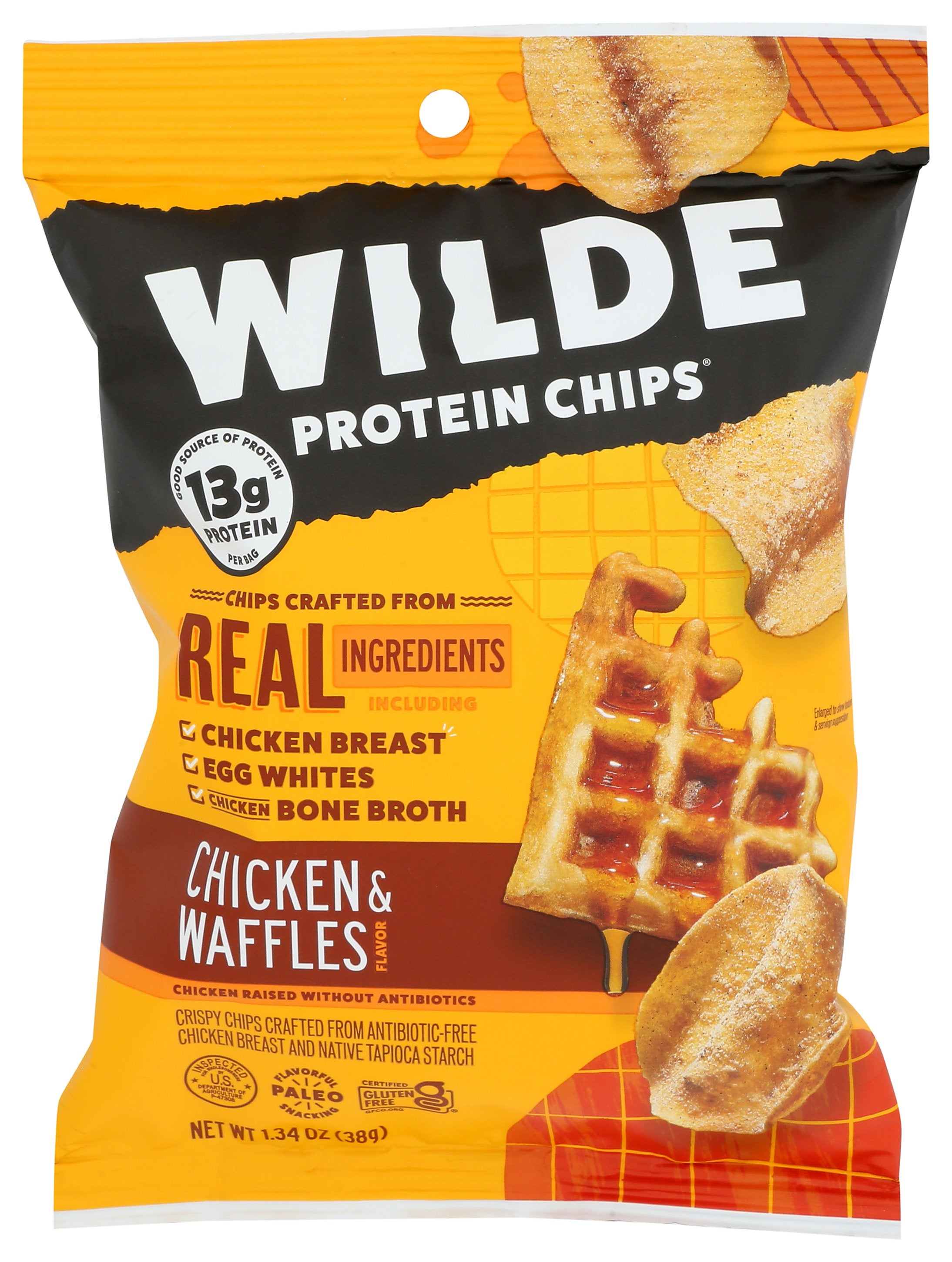 WILDE SNACKS CHIP CHKN & WAFFLE - Case of 8
