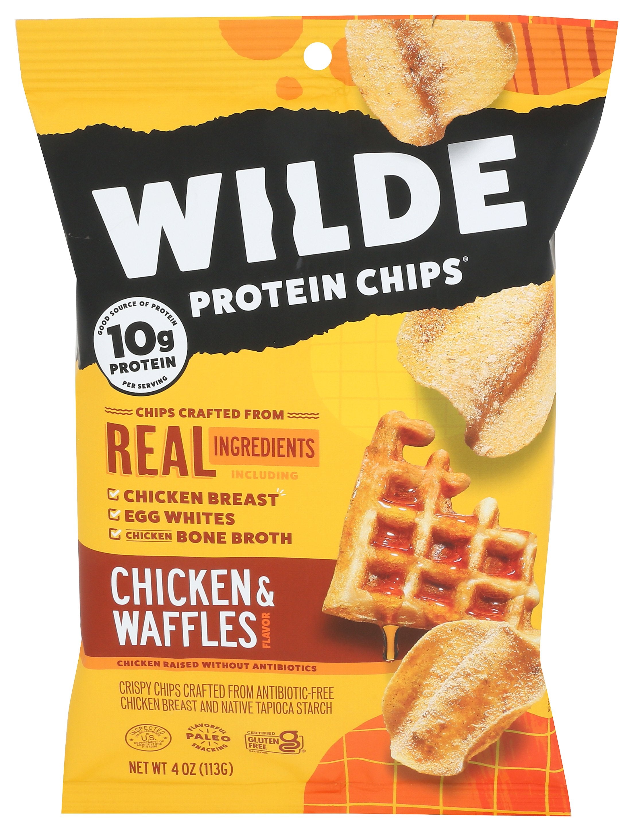 WILDE SNACKS CHIPS CHICKEN N WAFFLES - Case of 12