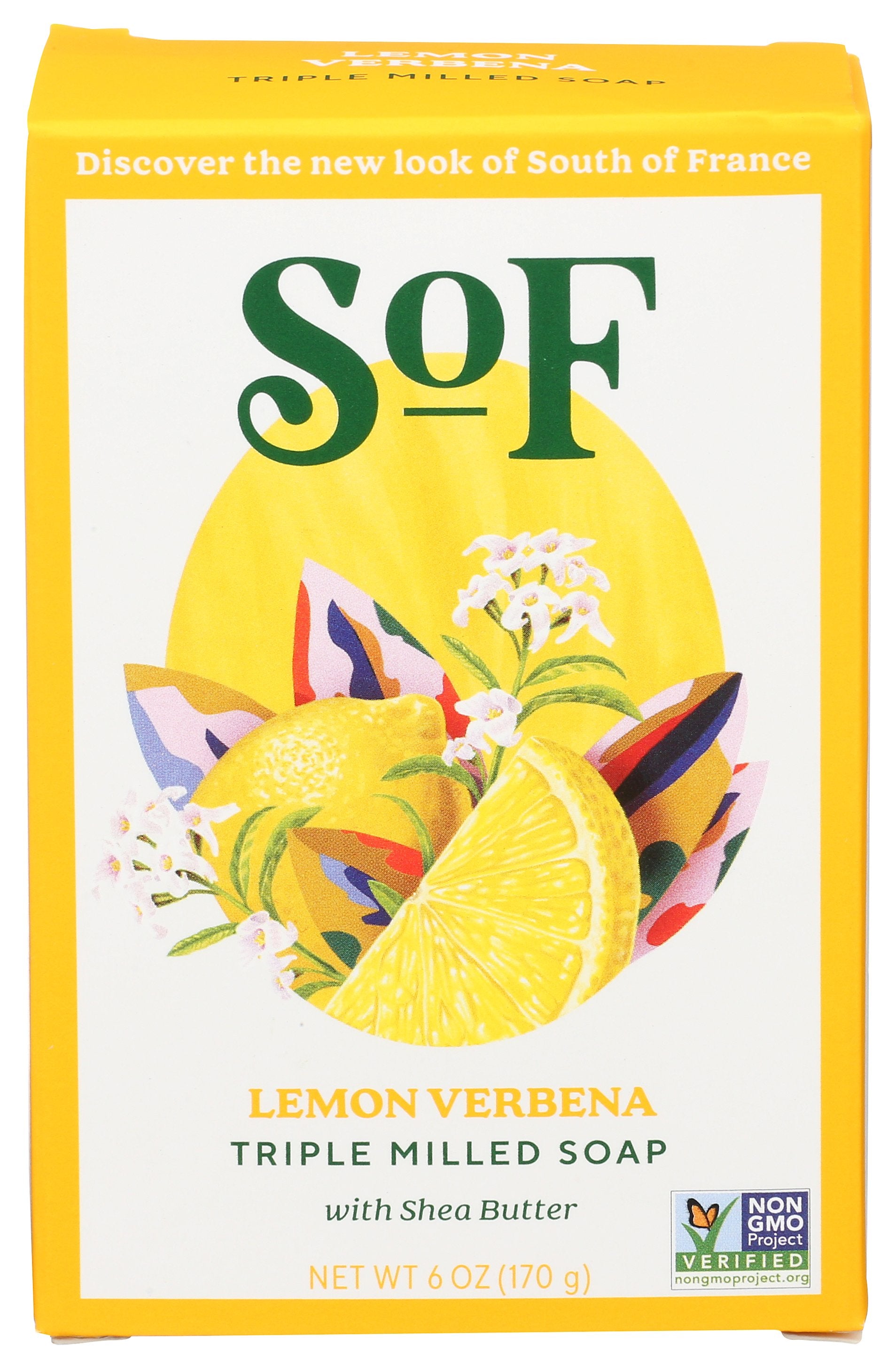 SOUTH OF FRANCE SOAP BAR LEMON VERBENA - Case of 3