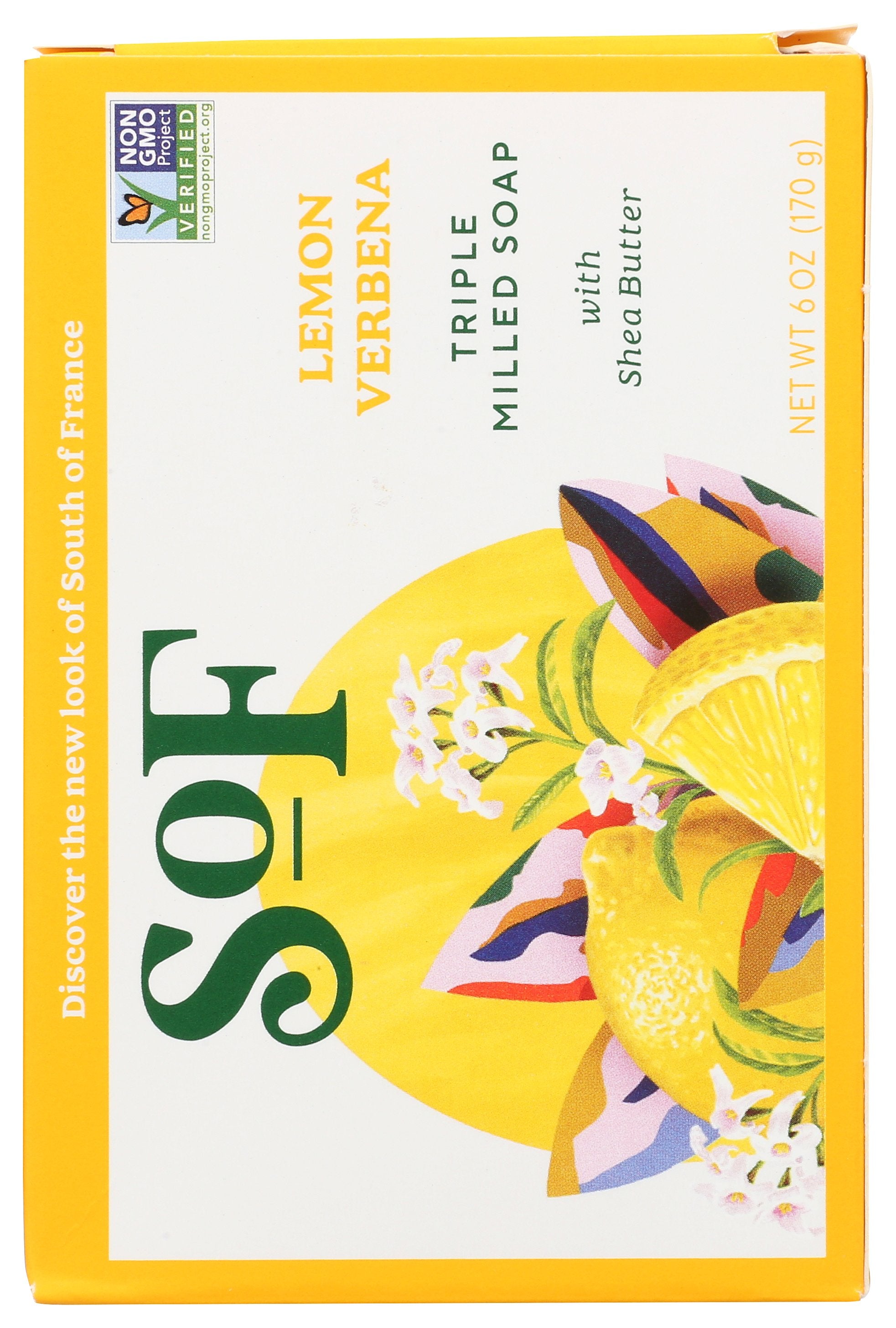 SOUTH OF FRANCE SOAP BAR LEMON VERBENA - Case of 3
