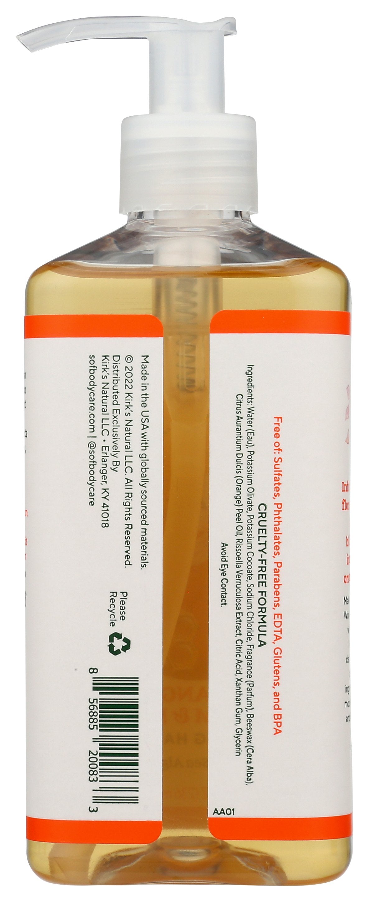 SOUTH OF FRANCE HAND WASH ORNG BLOSM HNY - Case of 3