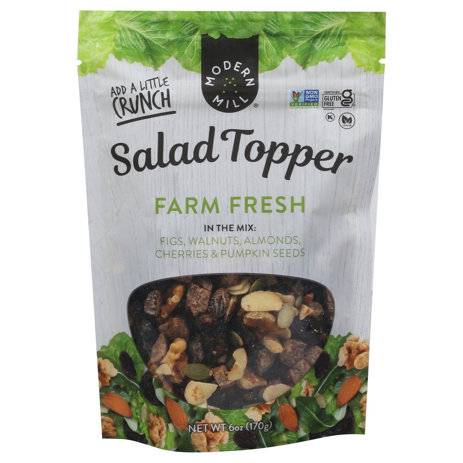 Modern Mill - Salad Topper Farm Fresh - Case of 6 - 6 OZ