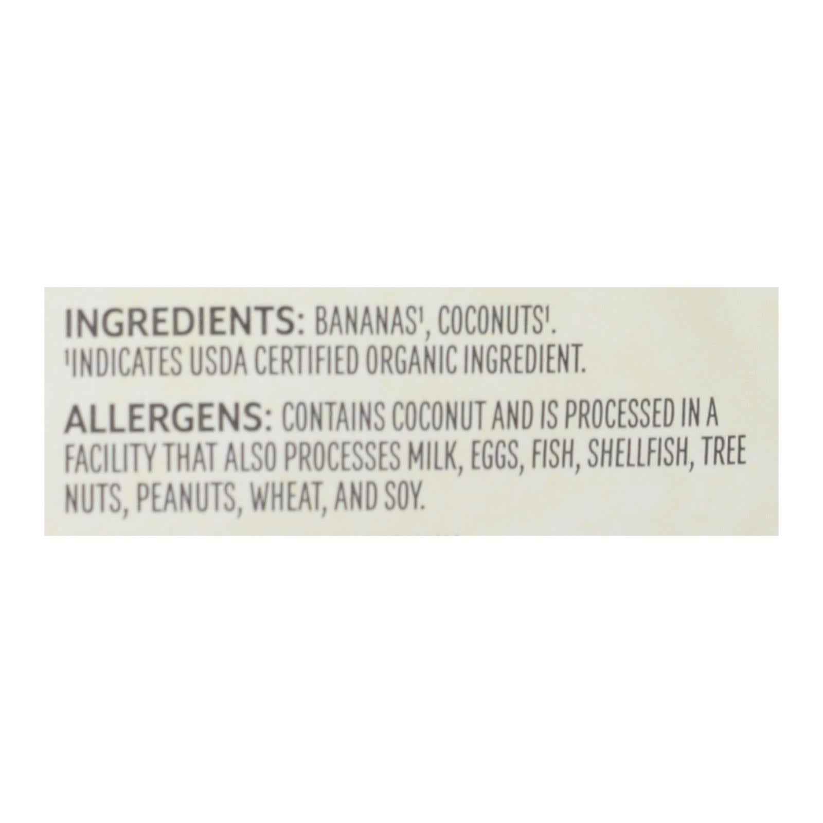Barnana Chewy Banana Bites - Organic Coconut - Case Of 12 - 3.5 Oz.