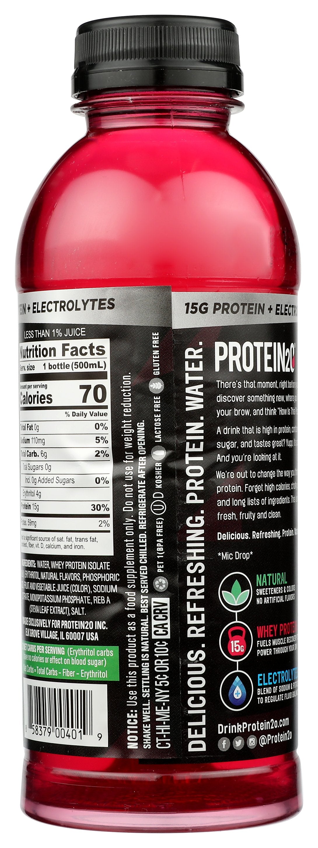 PROTEIN2O BEV BERRY MIXED - Case of 12