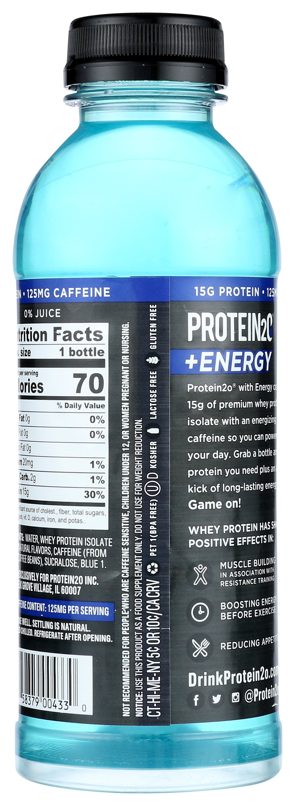 PROTEIN2O BEV ENRGY BLBRY RSPBRY - Case of 12