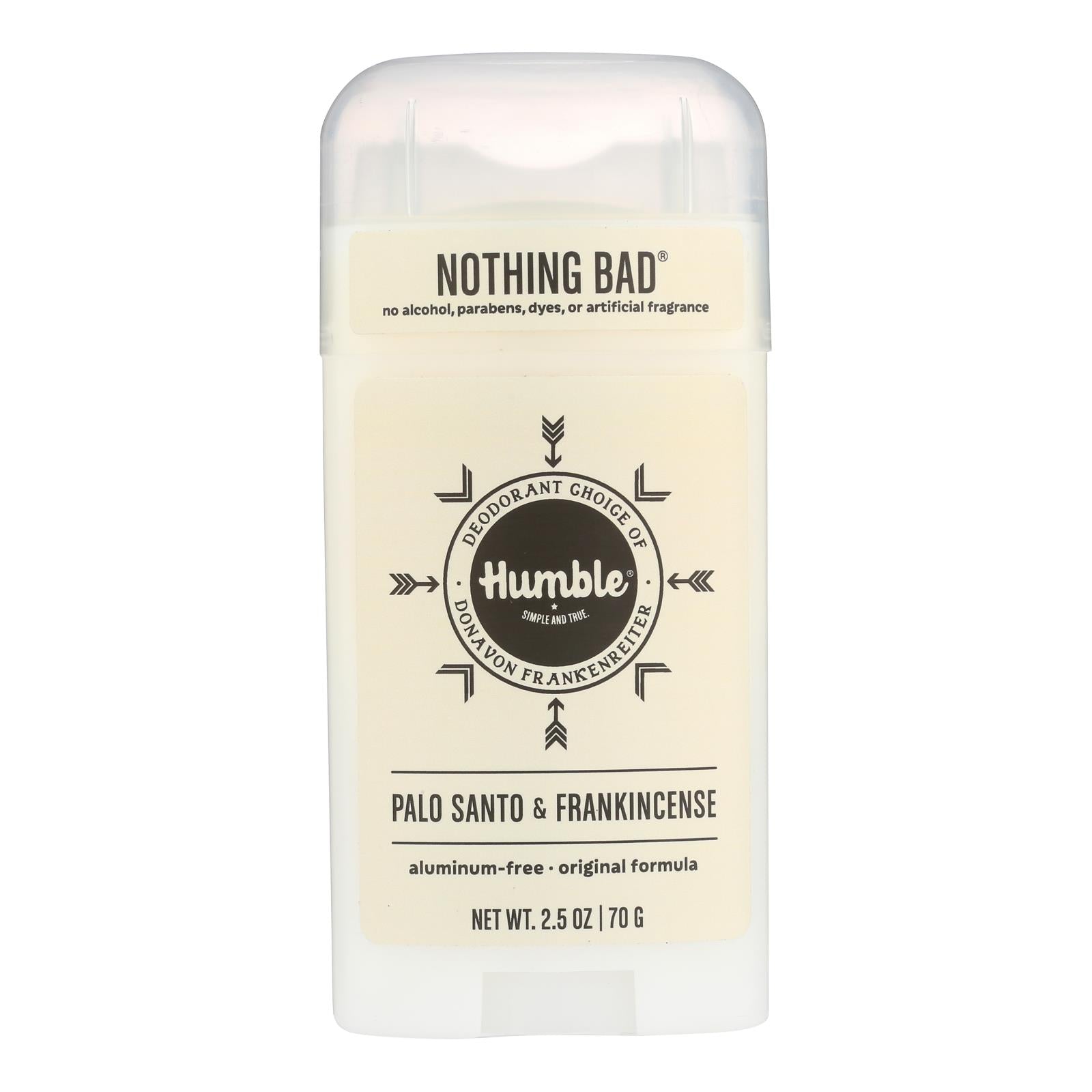 Humble Brands - Deod Palo Santo Frknsns - EA of 1-2.5 OZ