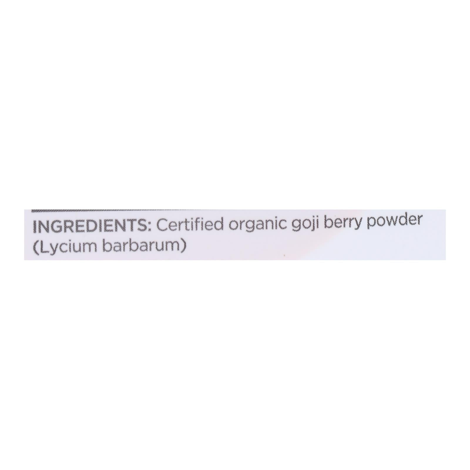 Navitas Naturals Goji Berry Powder - Organic - Freeze-dried - 4 Oz - Case Of 12