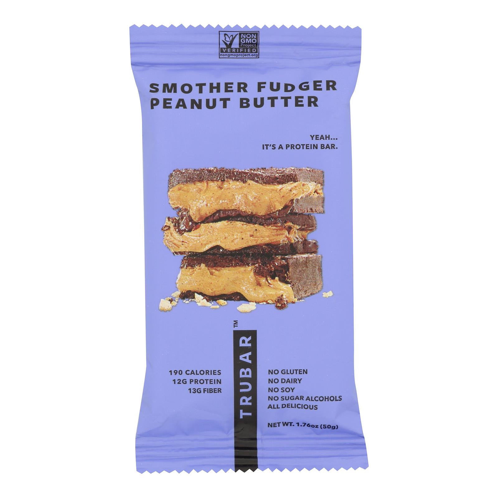 Trubar - Bar Fudge/peanut Butter - CS of 12-1.76 OZ