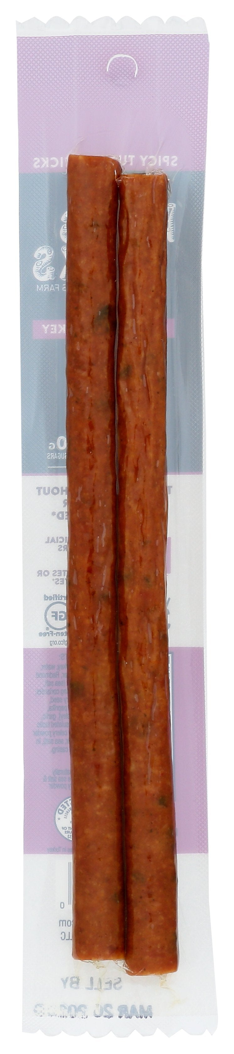 NICKS STICKS SNACK TRKY STX SPCY FR RA - Case of 25