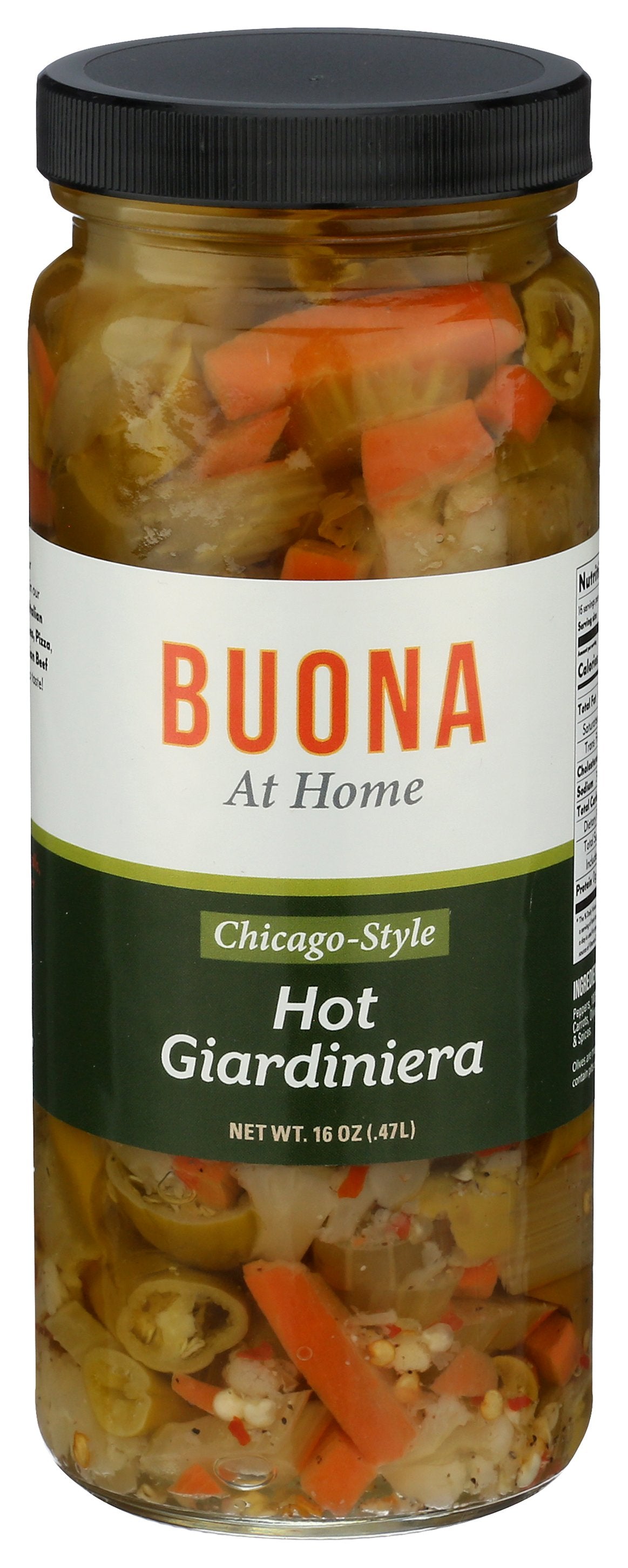 BUONA BEEF GIARDINIERA HOT - Case of 12