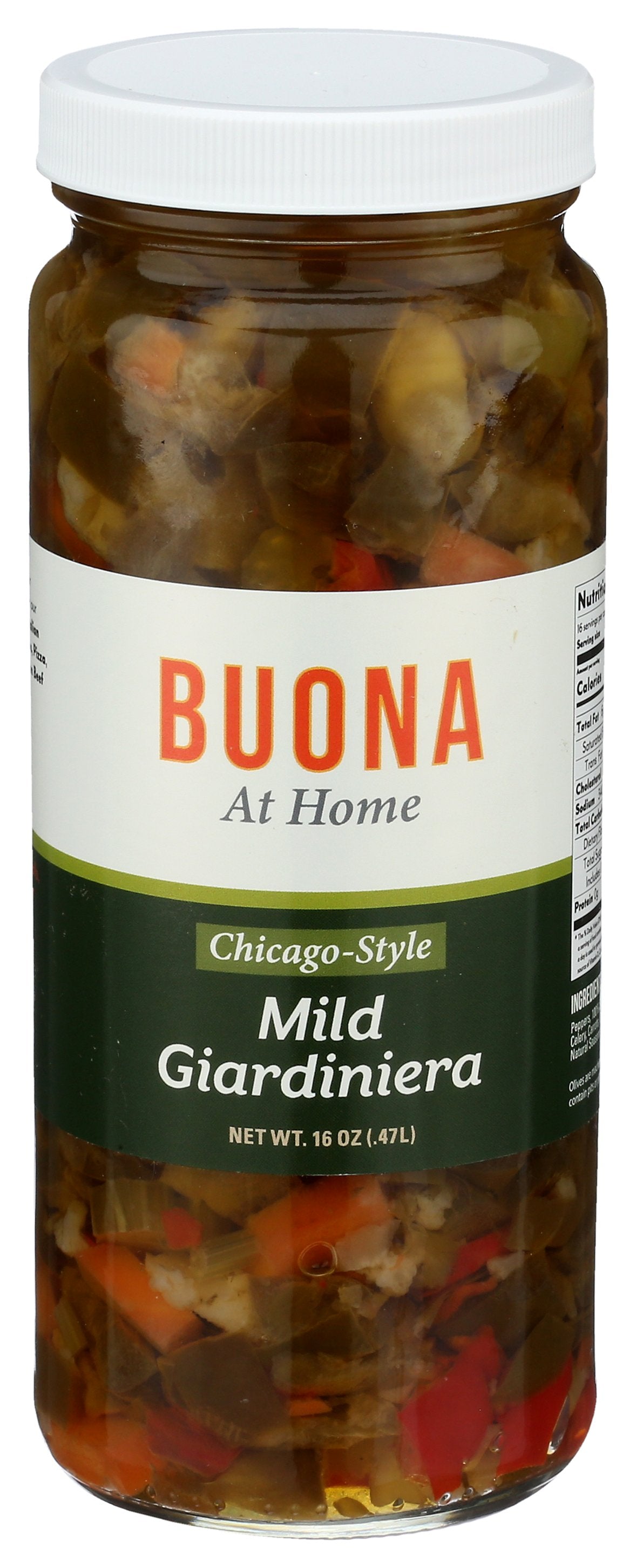 BUONA BEEF GIARDINIERA MILD - Case of 12