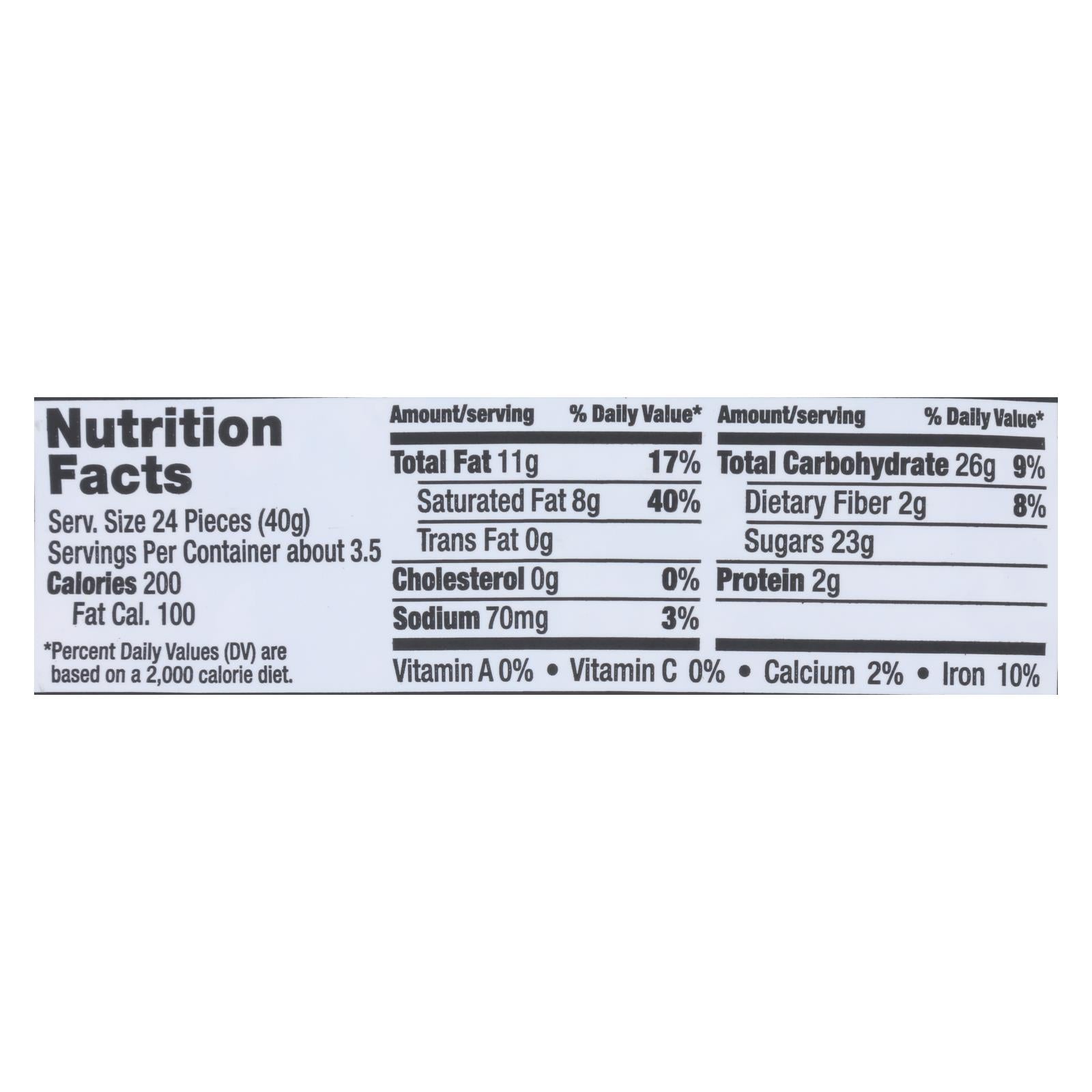 Little Secrets Dark Chocolate Candies - Peanut Butter - Case of 8 - 5 oz.
