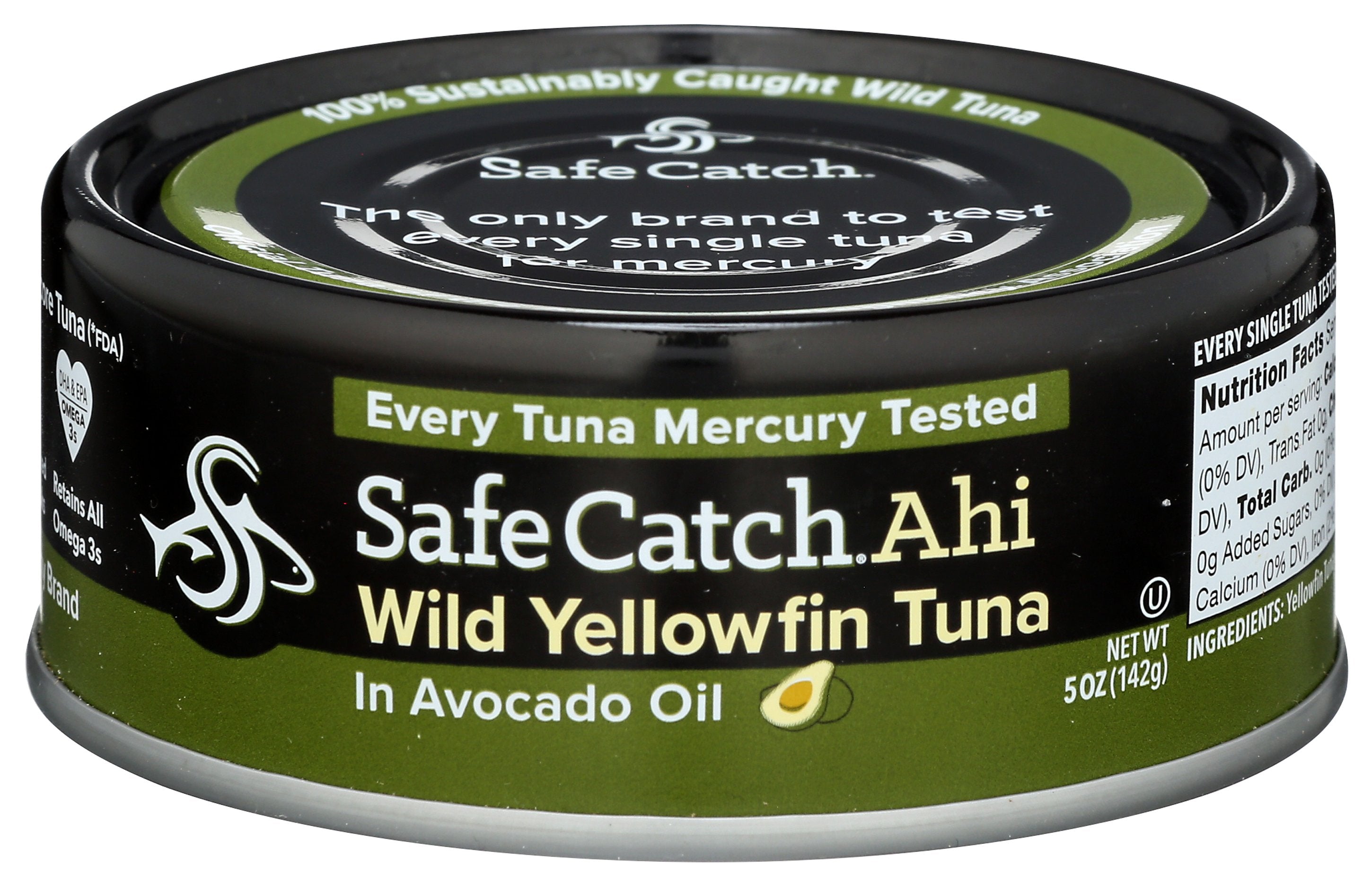 SAFECATCH TUNA YELLOWFIN AVOCD OIL - Case of 6