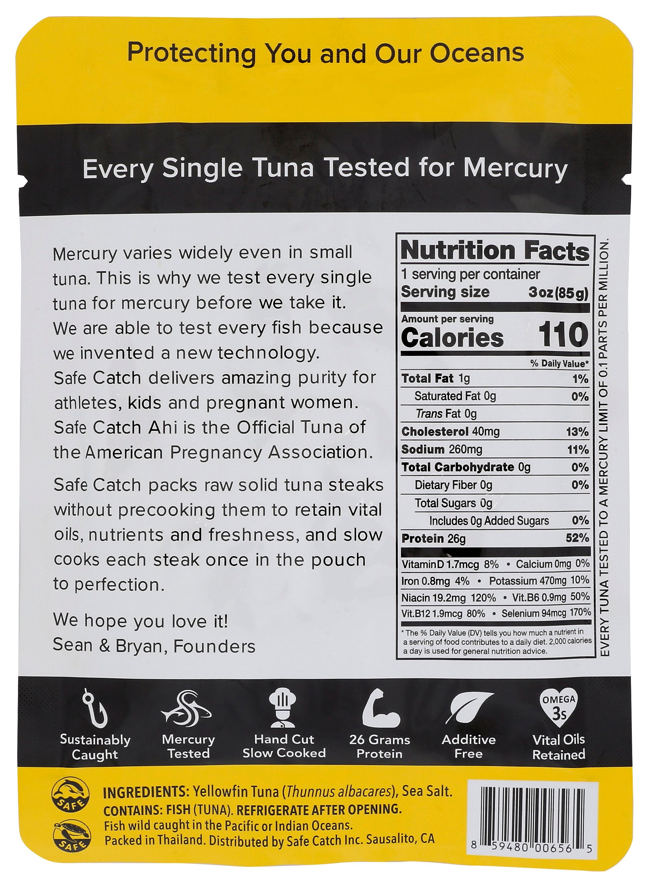 SAFECATCH TUNA SS YELLOWFIN - Case of 12