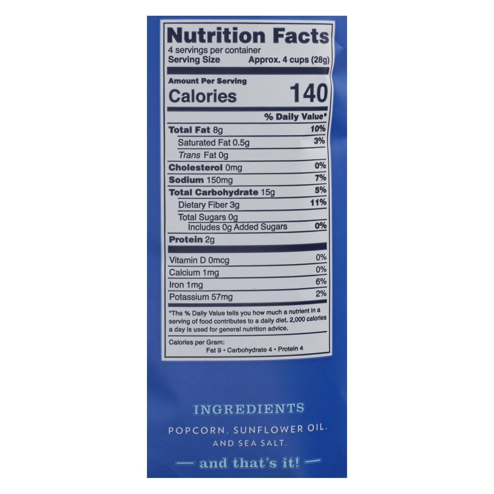 Live Love Pop Delicious Gourmet Popcorn - Case Of 12 - 4.4 Oz
