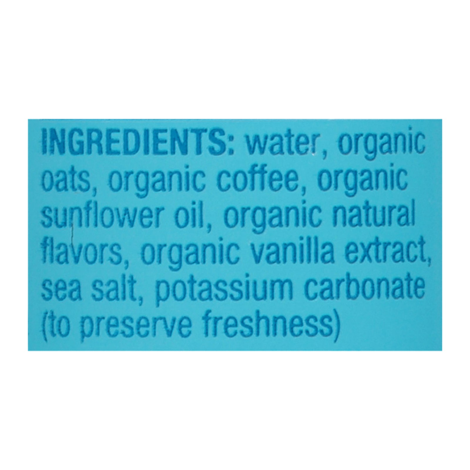 Rise Brewing Company - Cold Brew Organic Oatmilk Vanilla Light - Case of 12-7 Fluid Ounces