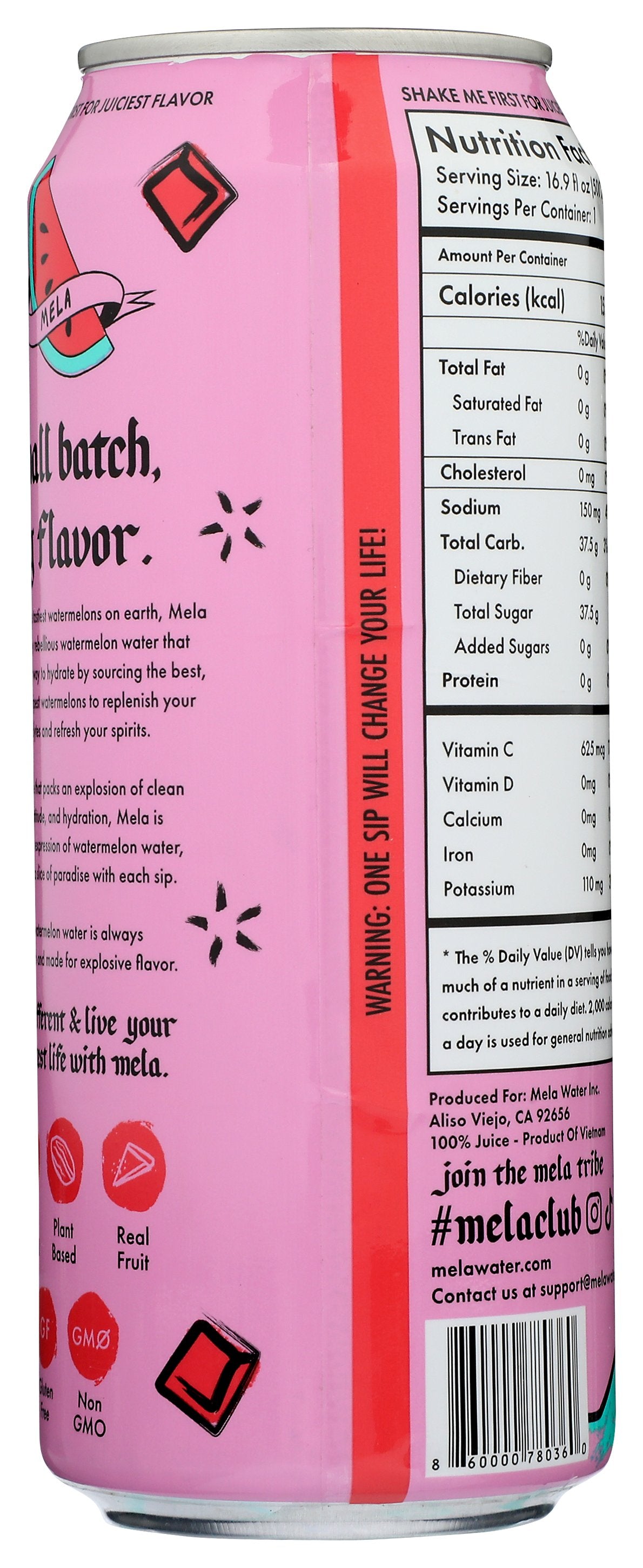 MELA JUICE WATERMELON PSSNFRT - Case of 12