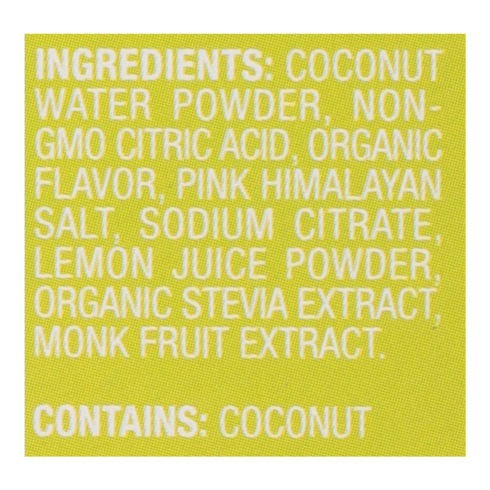 Cure Hydration - Hydration Drink Mix Lime - Case of 8 - 0.29 Ounces