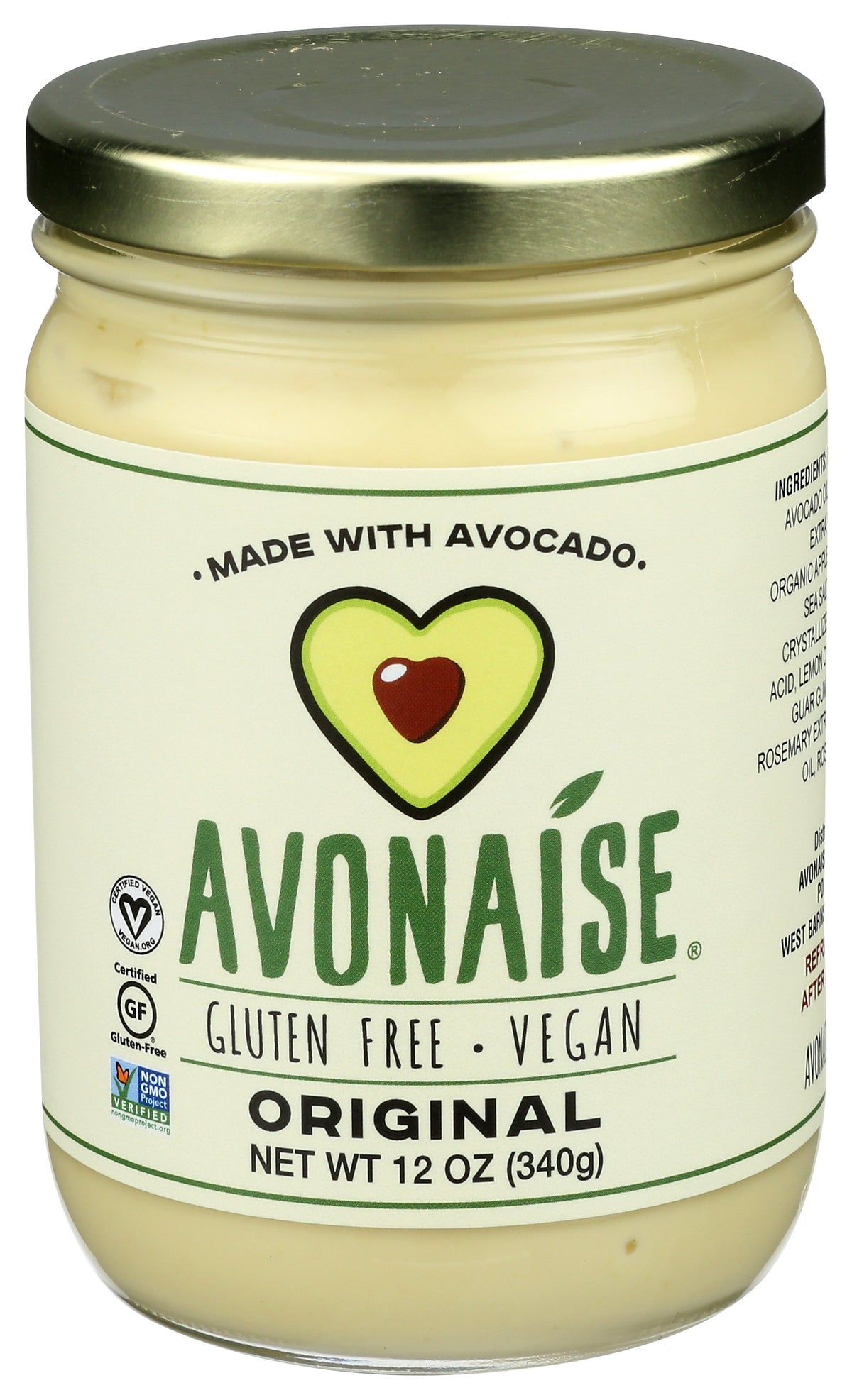 AVONAISE MAYO AVOCADO ORIGINAL - Case of 6